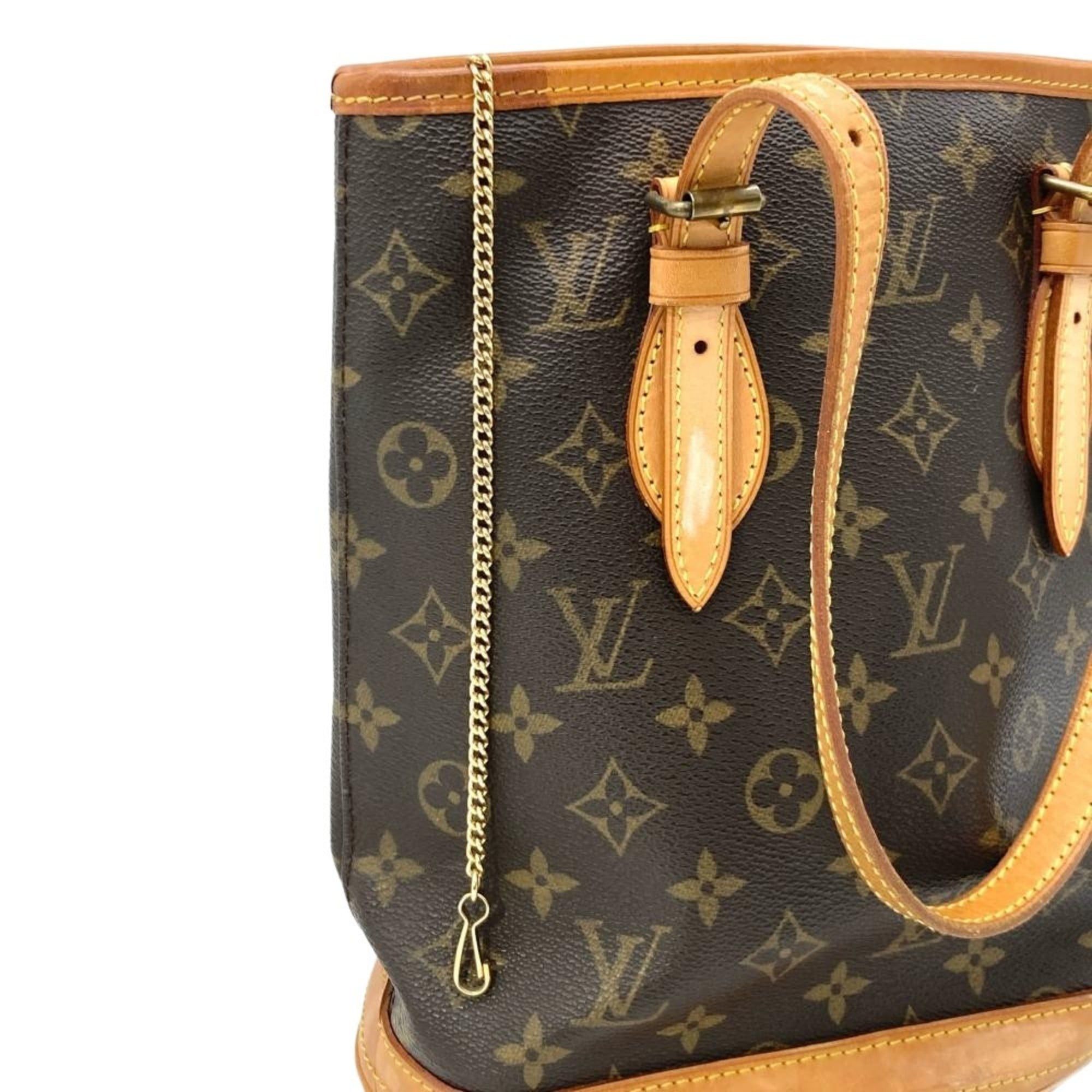 Louis Vuitton Louis Vuitton Bucket PM Handbag Monogram Canvas M42238 Tote Bag Size ONE SIZE - 6 Thumbnail