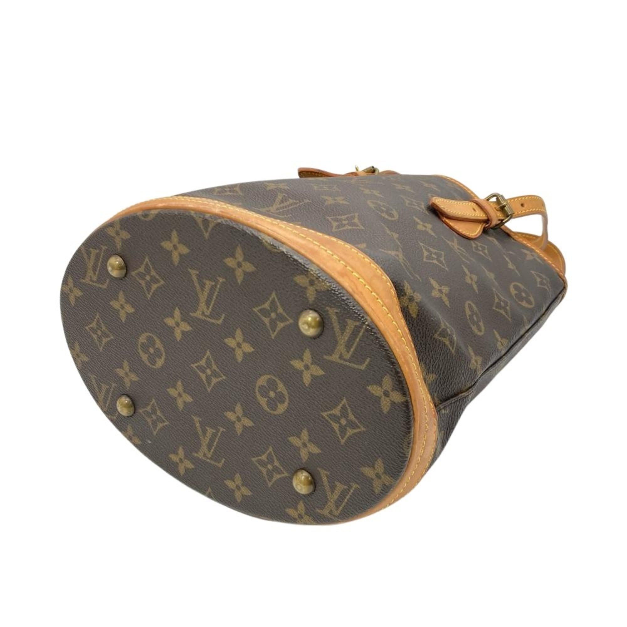 Louis Vuitton Louis Vuitton Bucket PM Handbag Monogram Canvas M42238 Tote Bag Size ONE SIZE - 4 Thumbnail