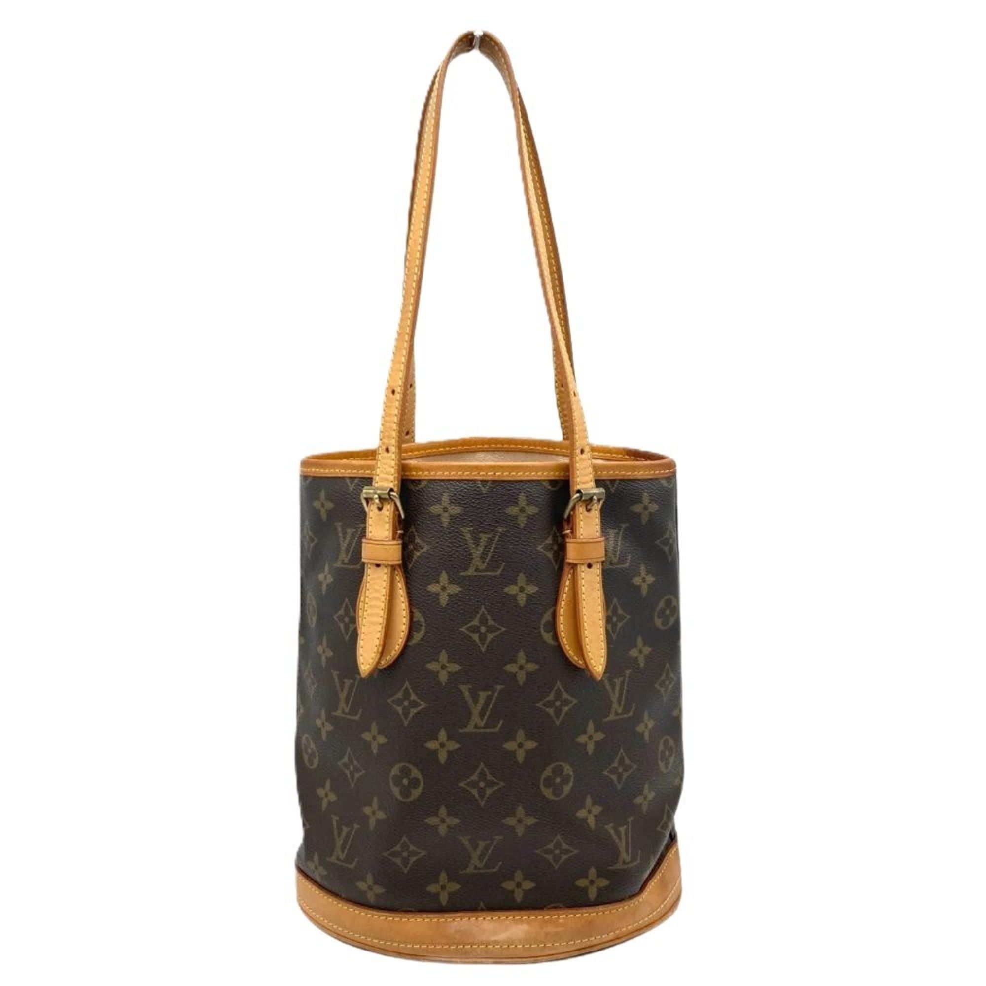 Louis Vuitton Louis Vuitton Bucket PM Handbag Monogram Canvas M42238 Tote Bag Size ONE SIZE - 2 Thumbnail