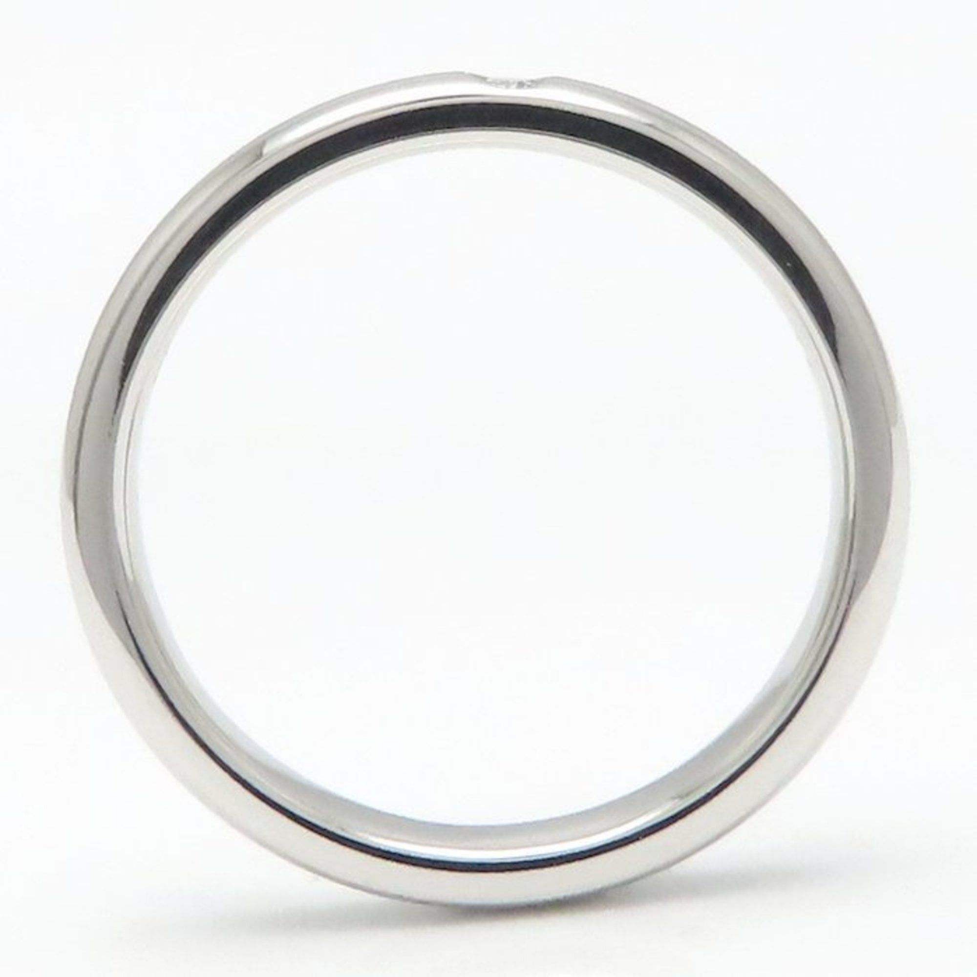 Tiffany & Co. TIFFANY & Co. Tiffany Stacking Band Ring with One Diamond, Pt950, Women's, 295140 Size ONE SIZE - 5 Thumbnail