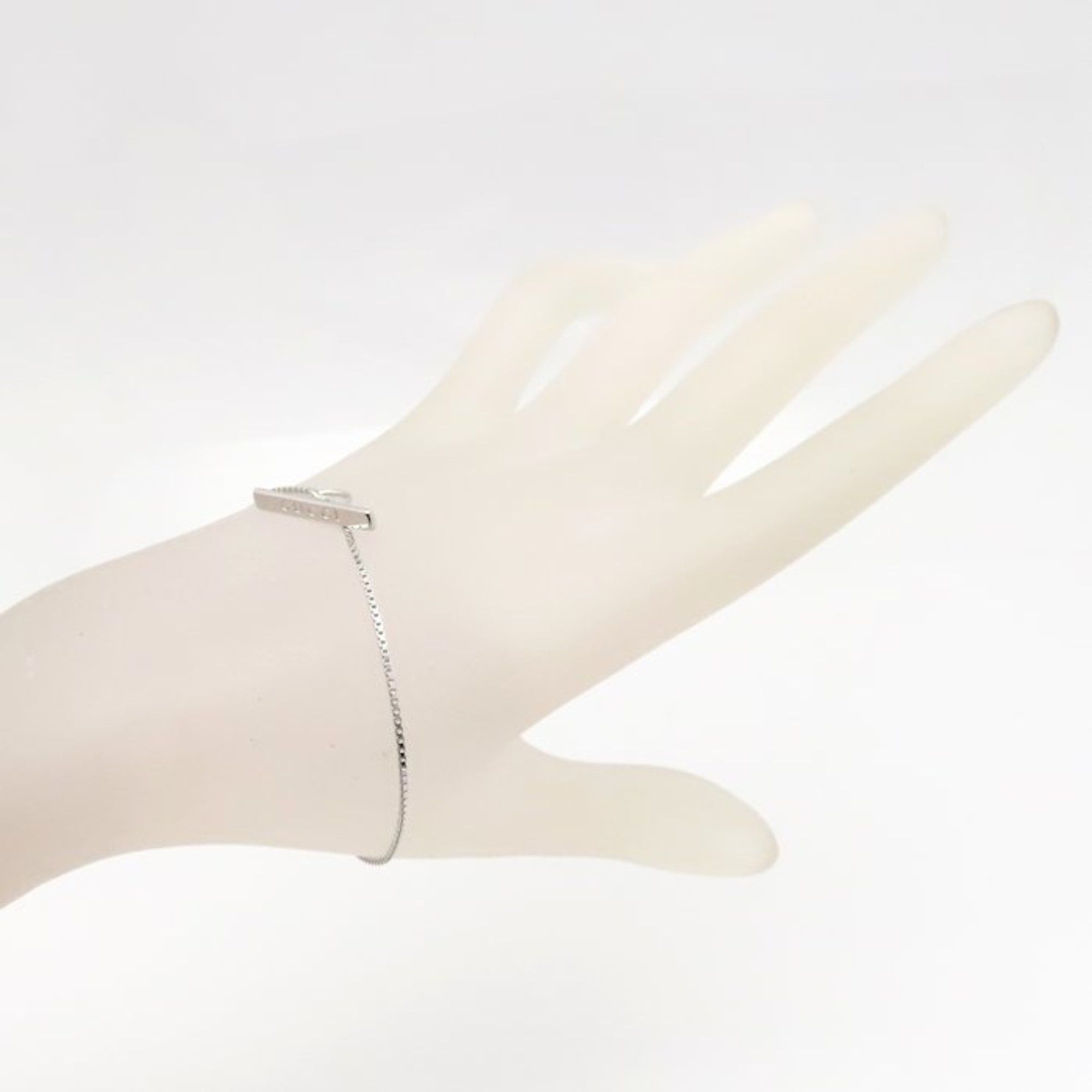 Gucci GUCCI Lariat Bracelet #17 18KWG Women's 295198 Size ONE SIZE - 3 Thumbnail