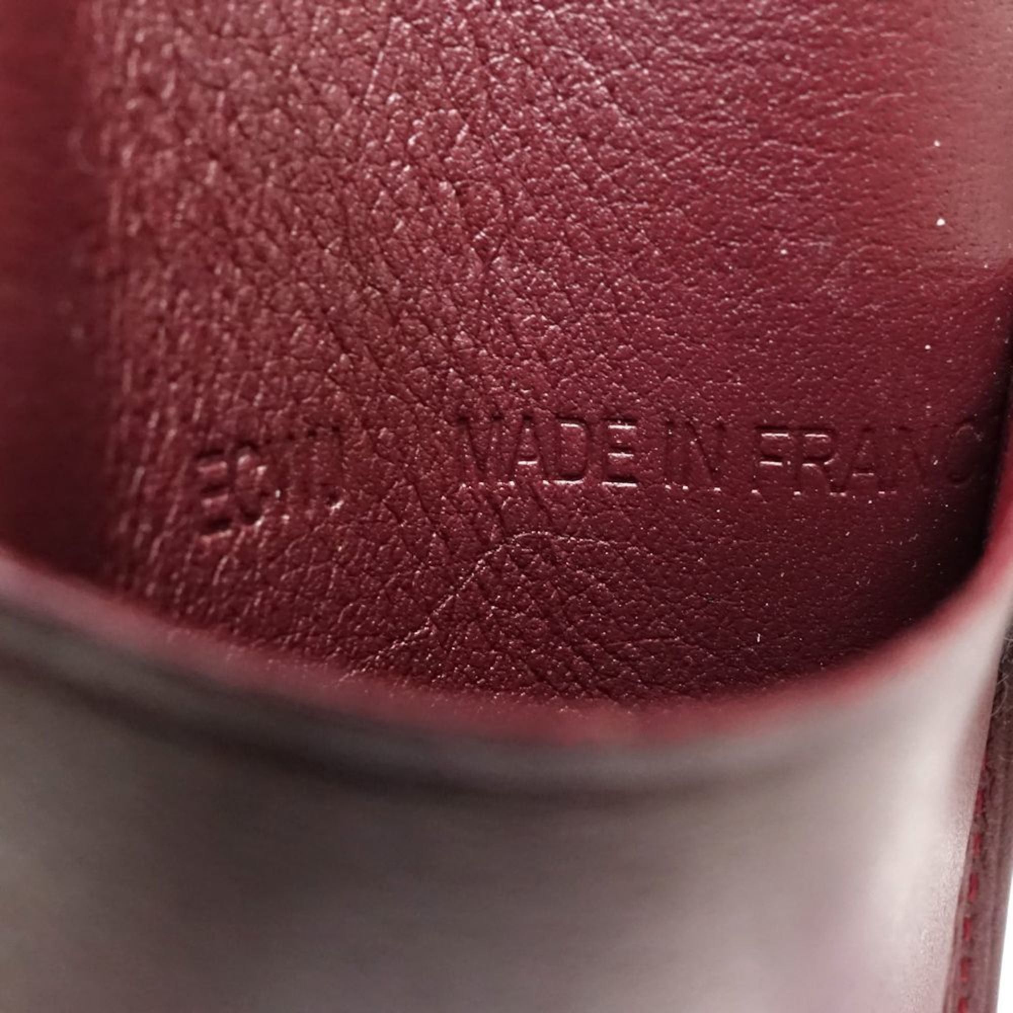 Cartier Cartier Must Line Long Flap Wallet CRL3001360, Bordeaux Leather, Women's, 181941 Size ONE SIZE - 12 Thumbnail