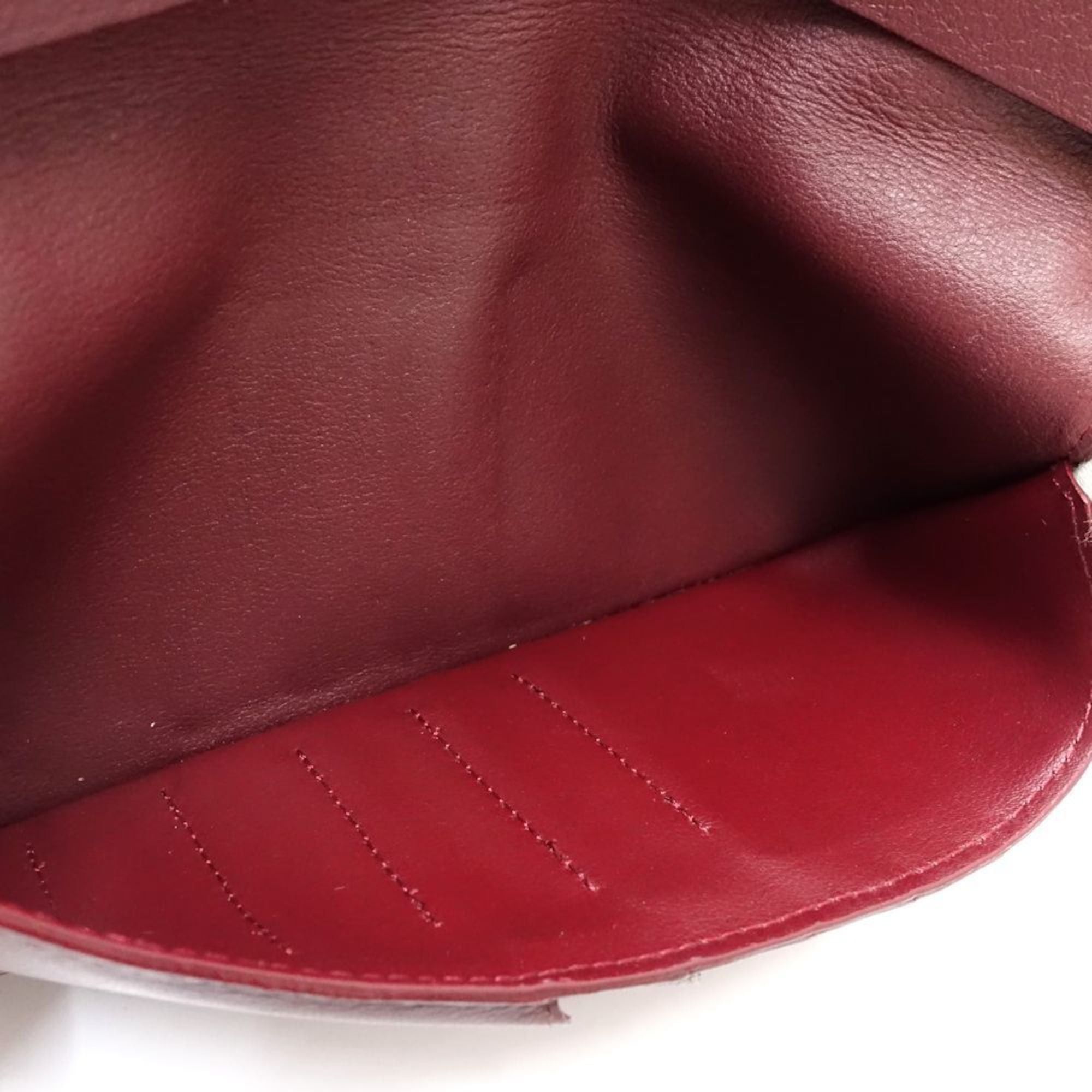 Cartier Cartier Must Line Long Flap Wallet CRL3001360, Bordeaux Leather, Women's, 181941 Size ONE SIZE - 9 Thumbnail