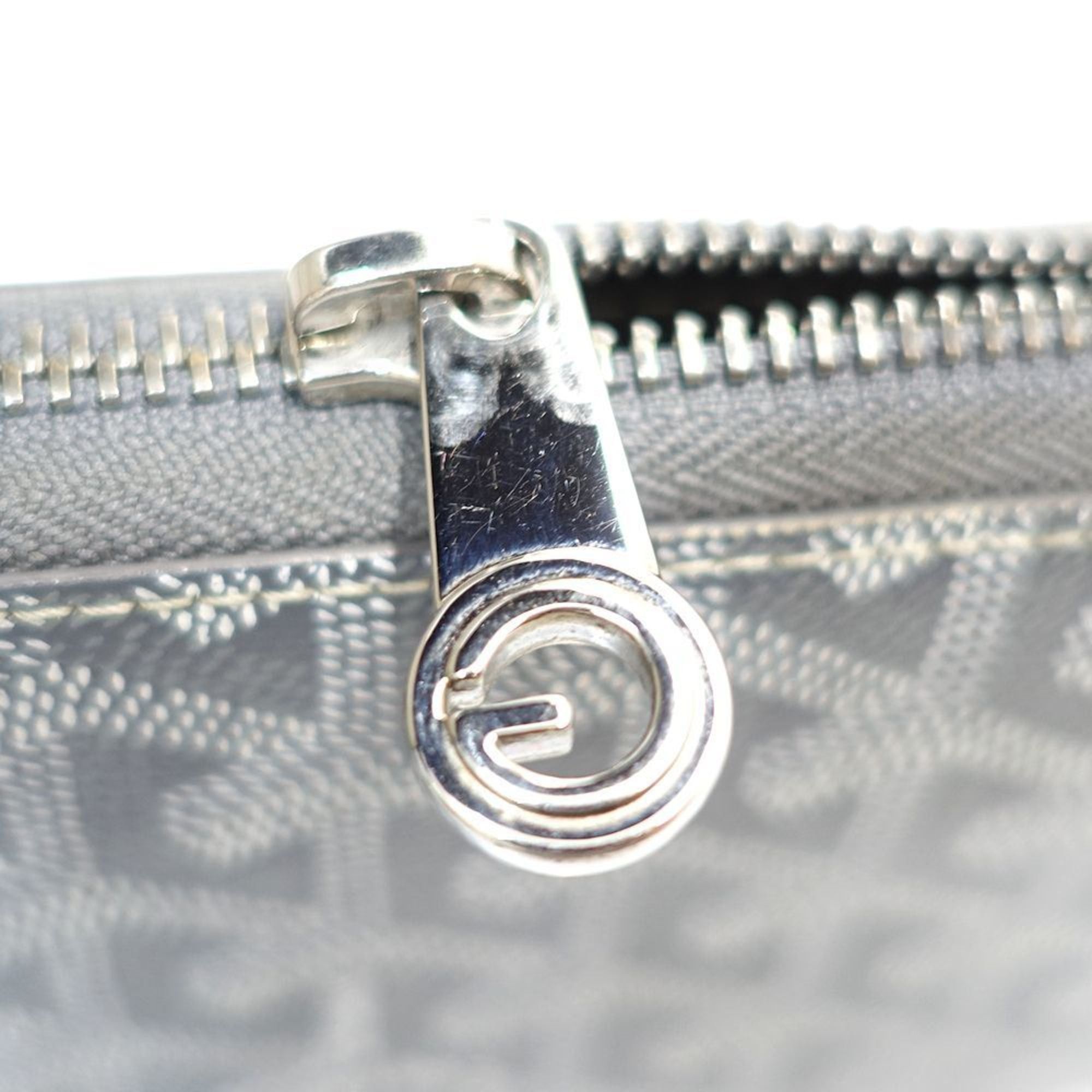 Goyard GOYARD Matignon GM Round Zip Long Wallet MATIG2GMLTY51CL51P in Gray Leather, Women's, 181934 Size ONE SIZE - 8 Thumbnail