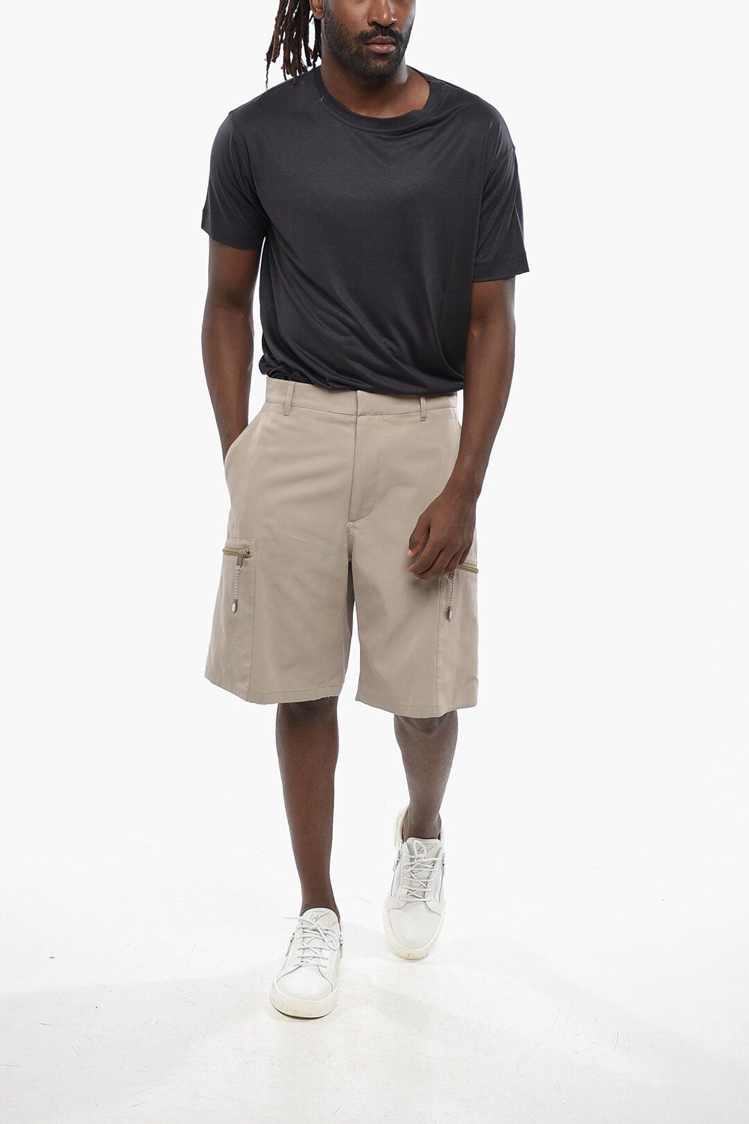 Dior Cotton-Blend Cargo Shorts with Belt Loops Size US 31 - 4 Thumbnail