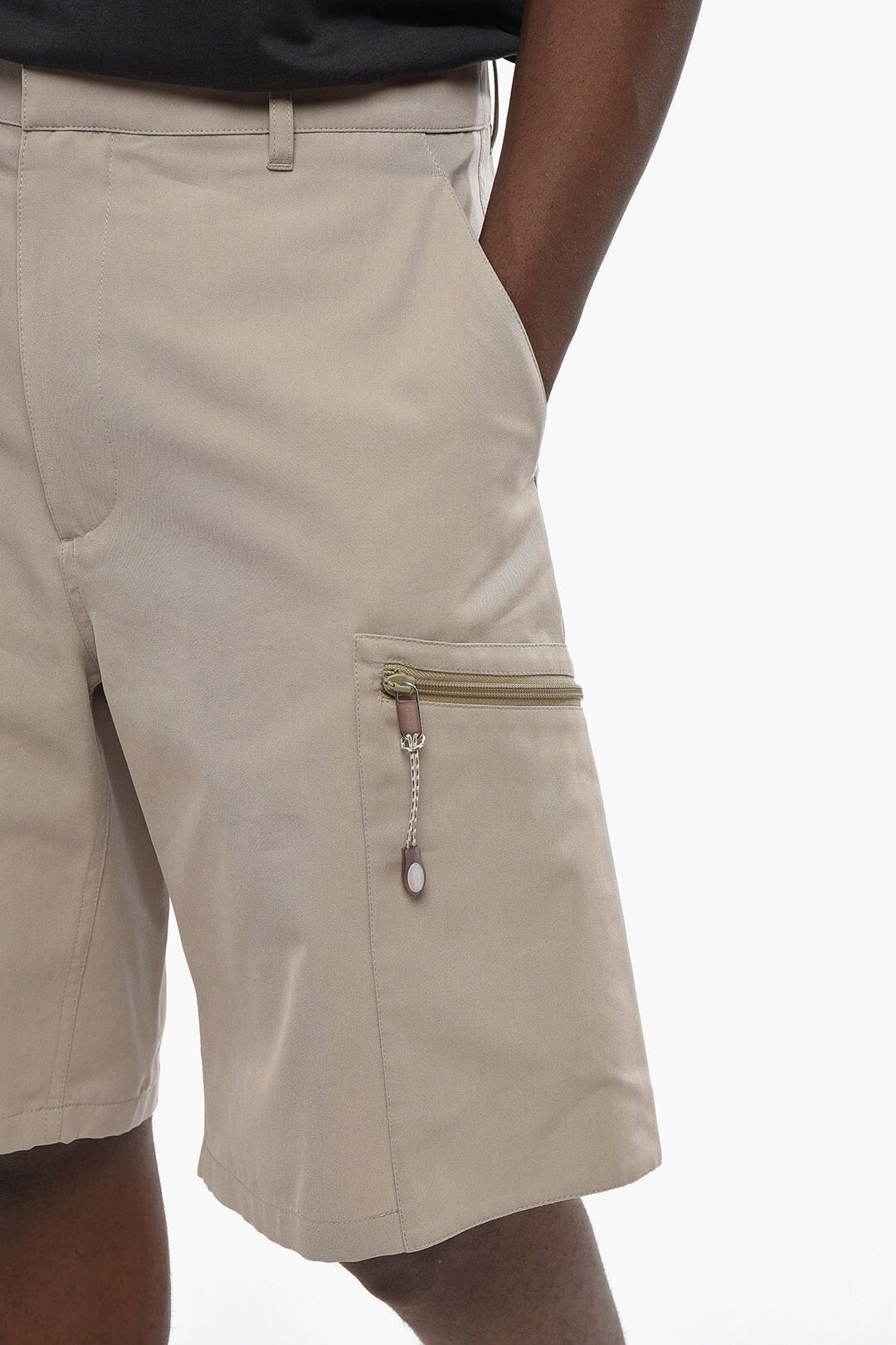 Dior Cotton-Blend Cargo Shorts with Belt Loops Size US 31 - 3 Thumbnail