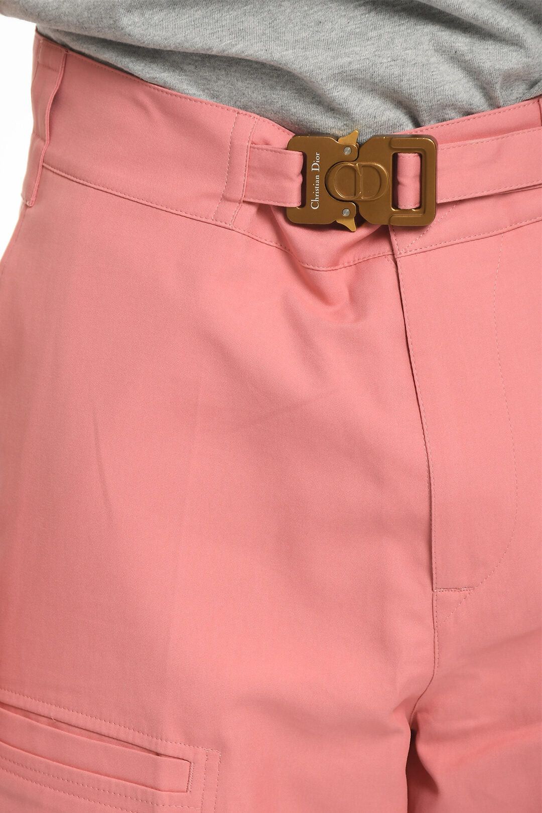 Dior Cotton Cargo Shorts with Gold Closure Size US 32 / EU 48 - 3 Thumbnail