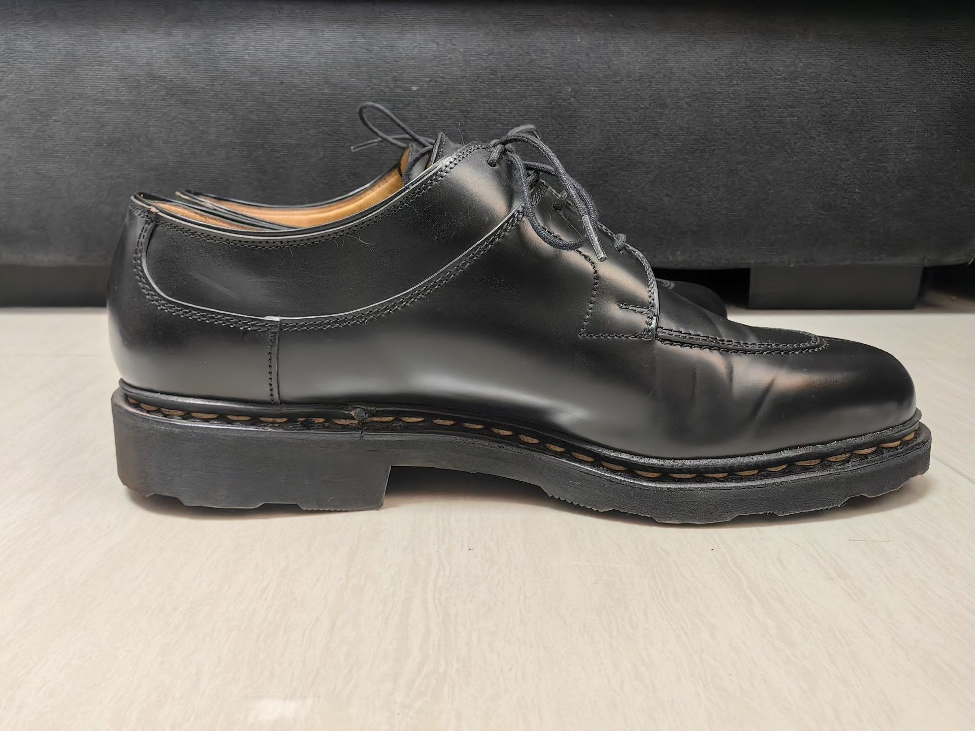 Paraboot Paraboot Avignon Black Leather Shoes Size US 11 / EU 44 - 6 Thumbnail