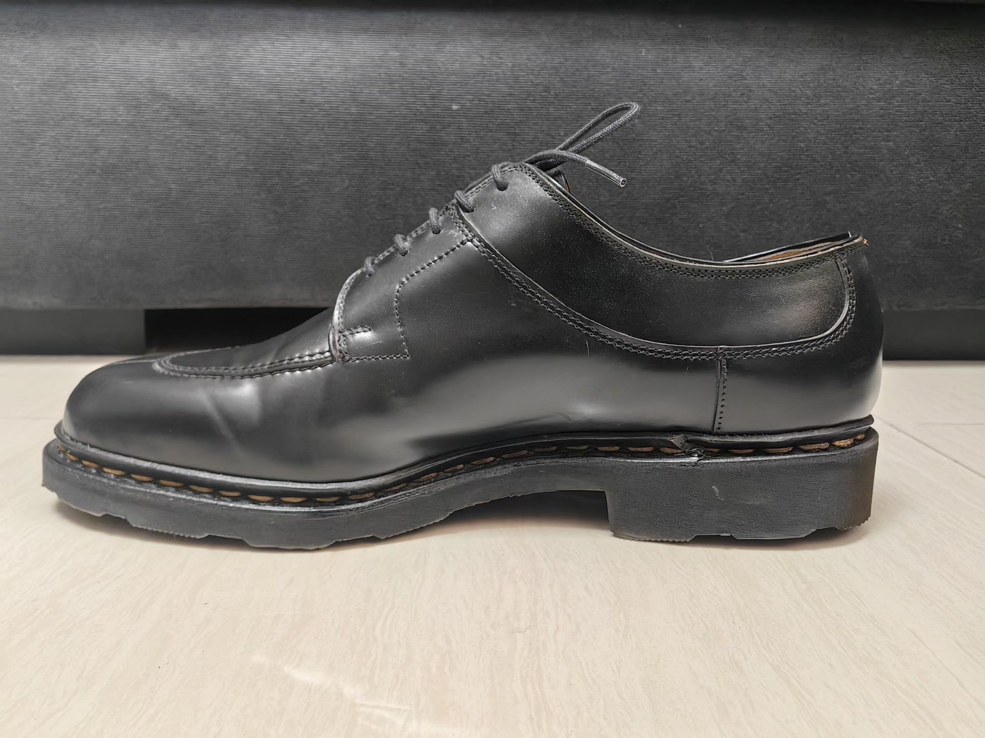 Paraboot Paraboot Avignon Black Leather Shoes Size US 11 / EU 44 - 4 Thumbnail