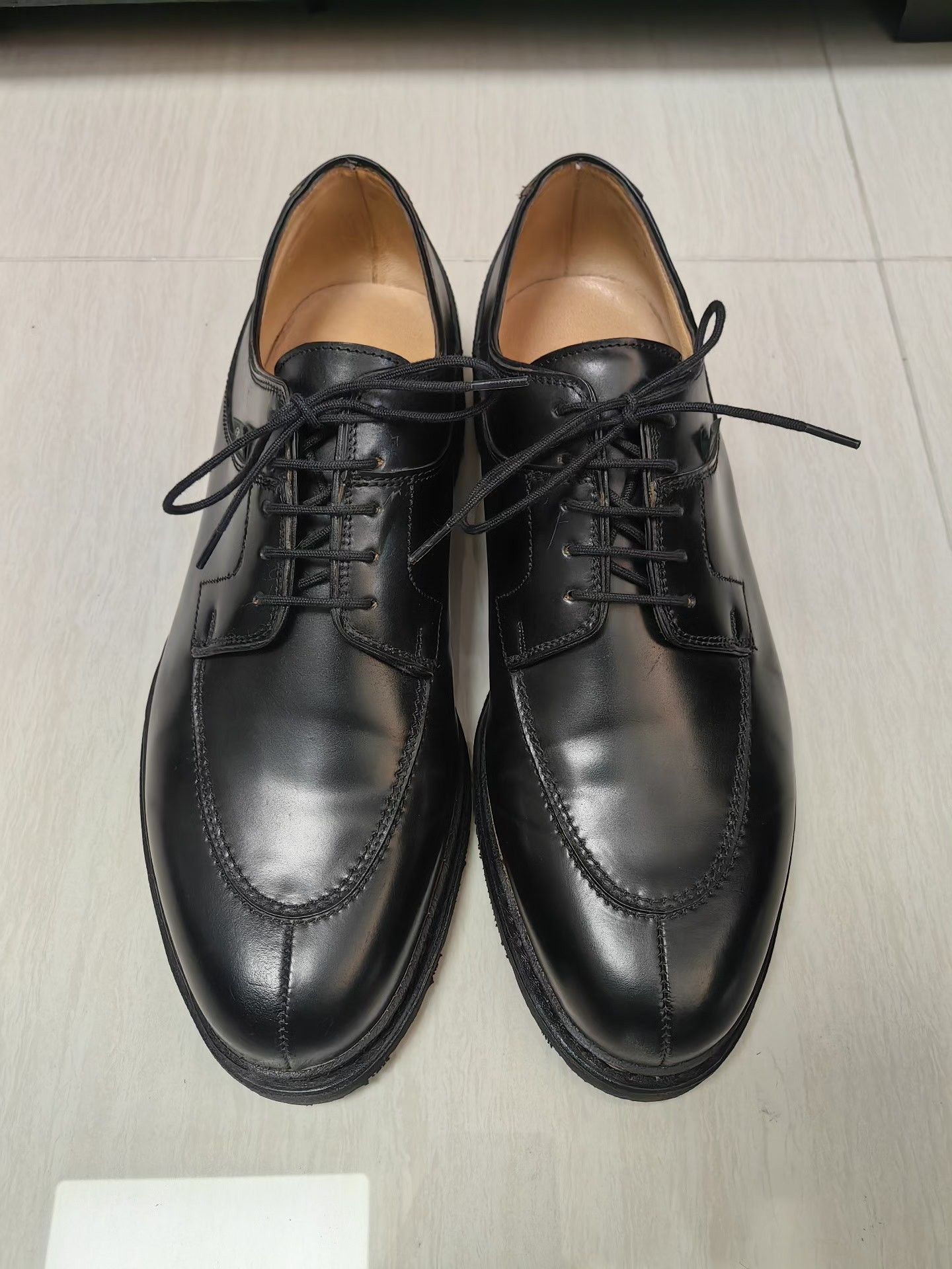 Paraboot Paraboot Avignon Black Leather Shoes Size US 11 / EU 44 - 2 Thumbnail