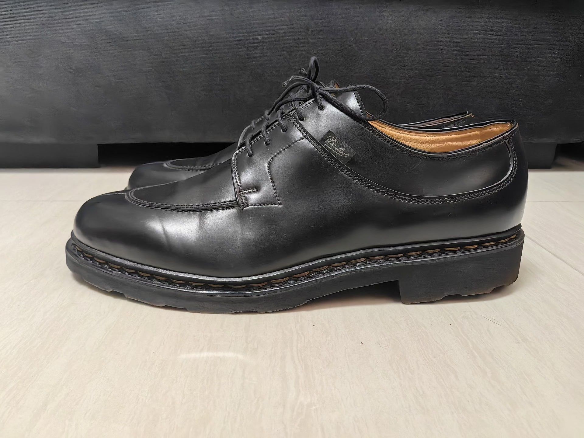 Paraboot Paraboot Avignon Black Leather Shoes Size US 11 / EU 44 - 3 Thumbnail