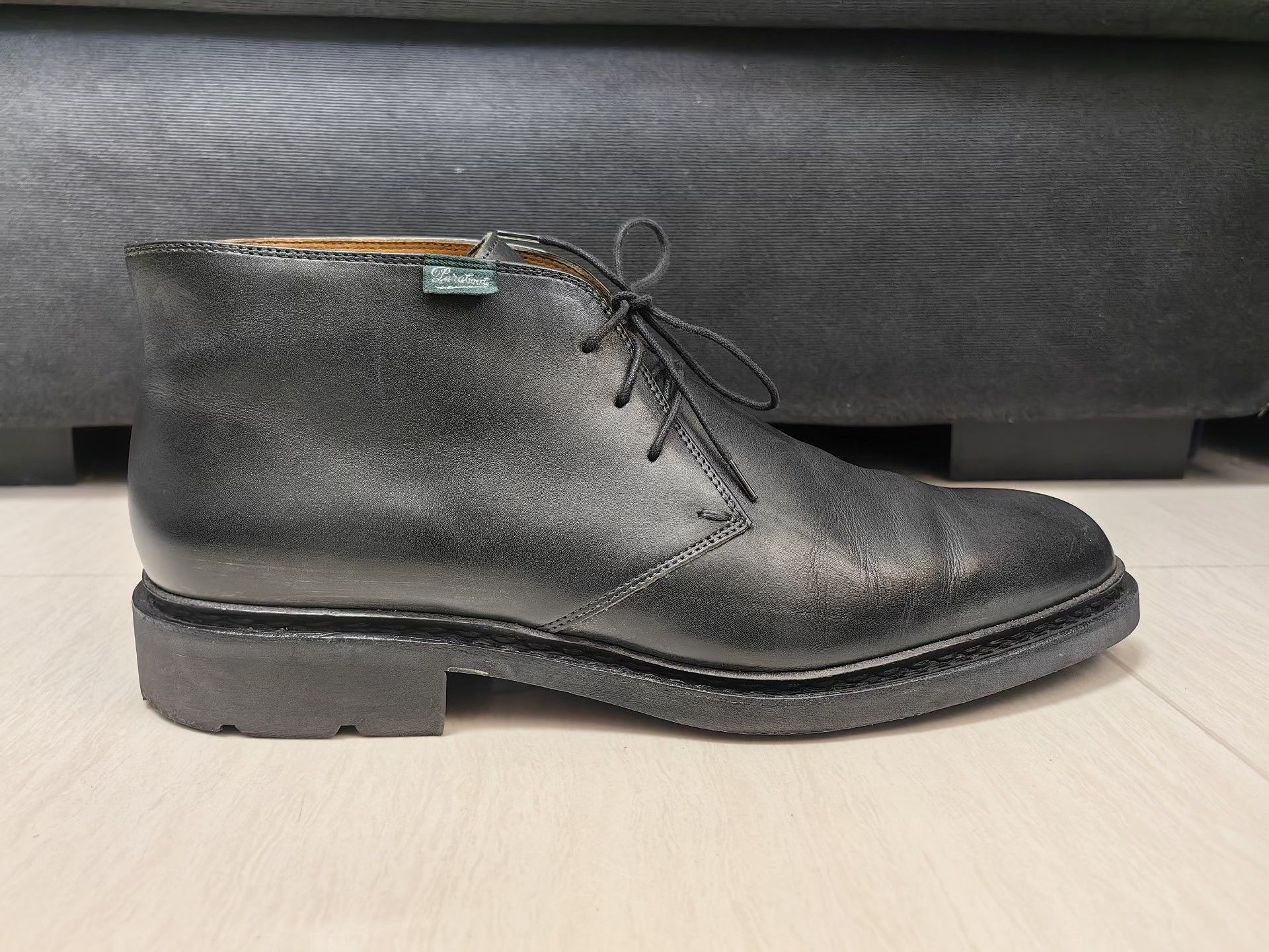 Paraboot Paraboot Lully Black Chukka Leather Boots Size US 11 / EU 44 - 4 Thumbnail