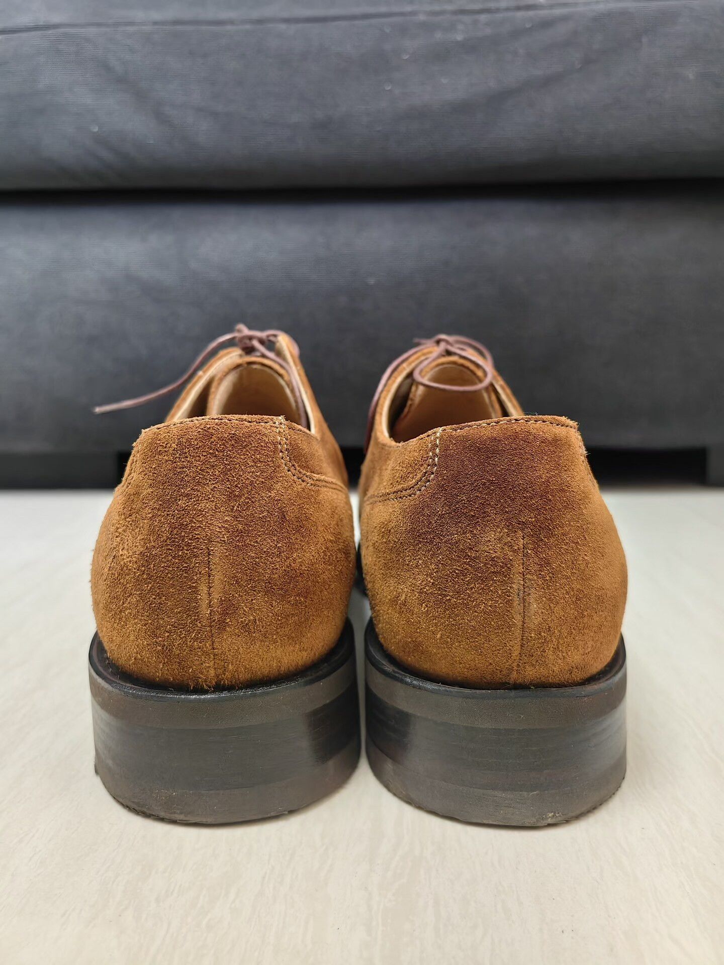 Paraboot Paraboot Chambord Suede Leather Shoes Size US 11 / EU 44 - 7 Thumbnail