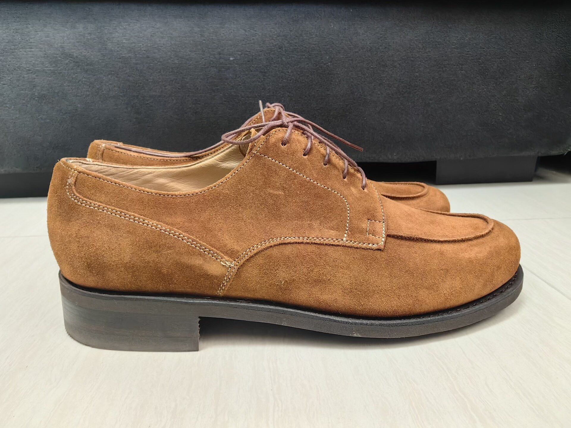 Paraboot Paraboot Chambord Suede Leather Shoes Size US 11 / EU 44 - 3 Thumbnail