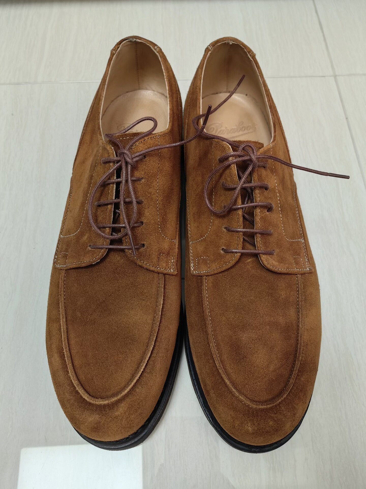 Paraboot Paraboot Chambord Suede Leather Shoes Size US 11 / EU 44 - 2 Thumbnail