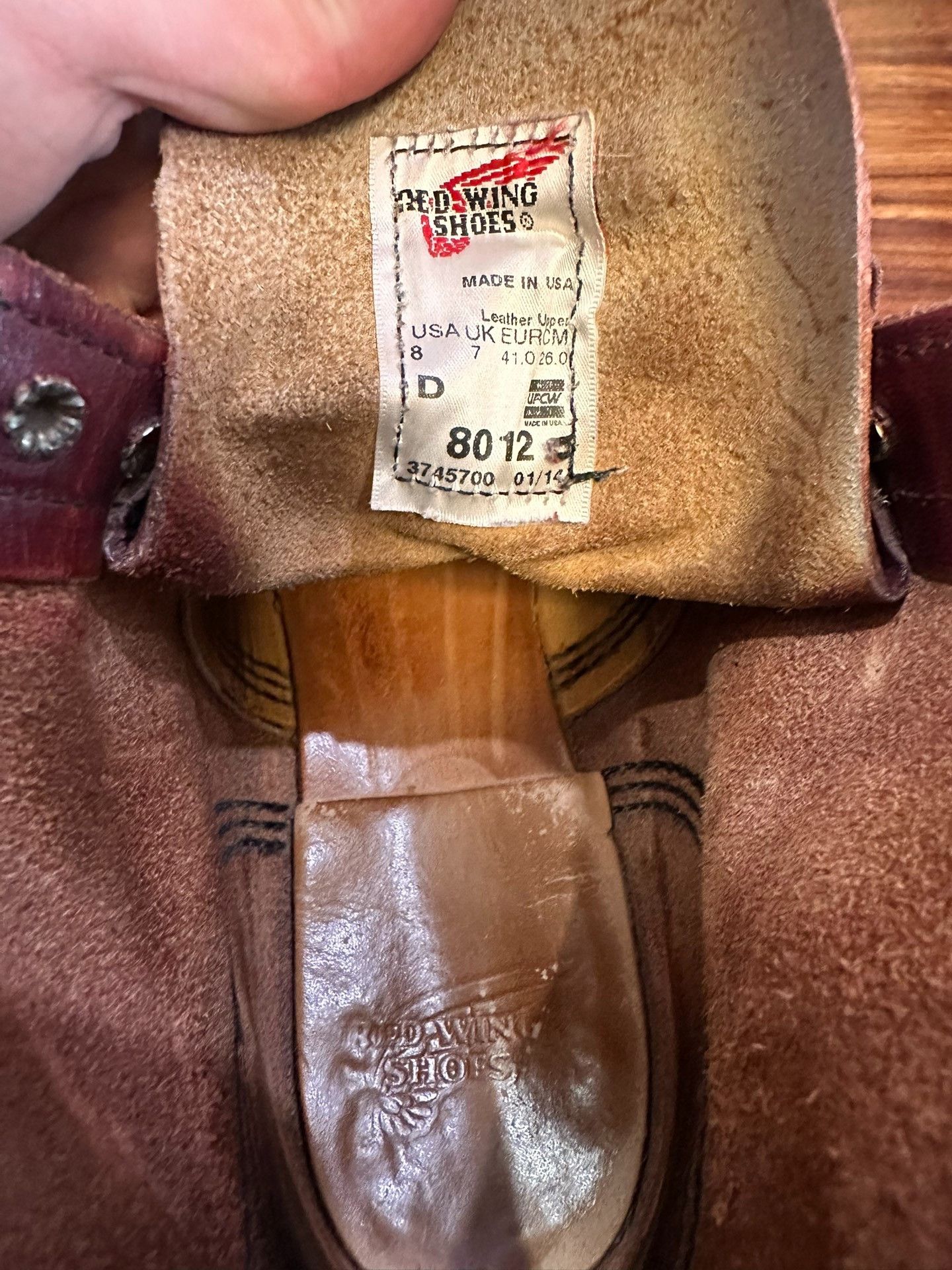 Red Wing Red Wing 8012 MUNSON Paratrooper Boot Size US 8 / EU 41 - 8 Thumbnail