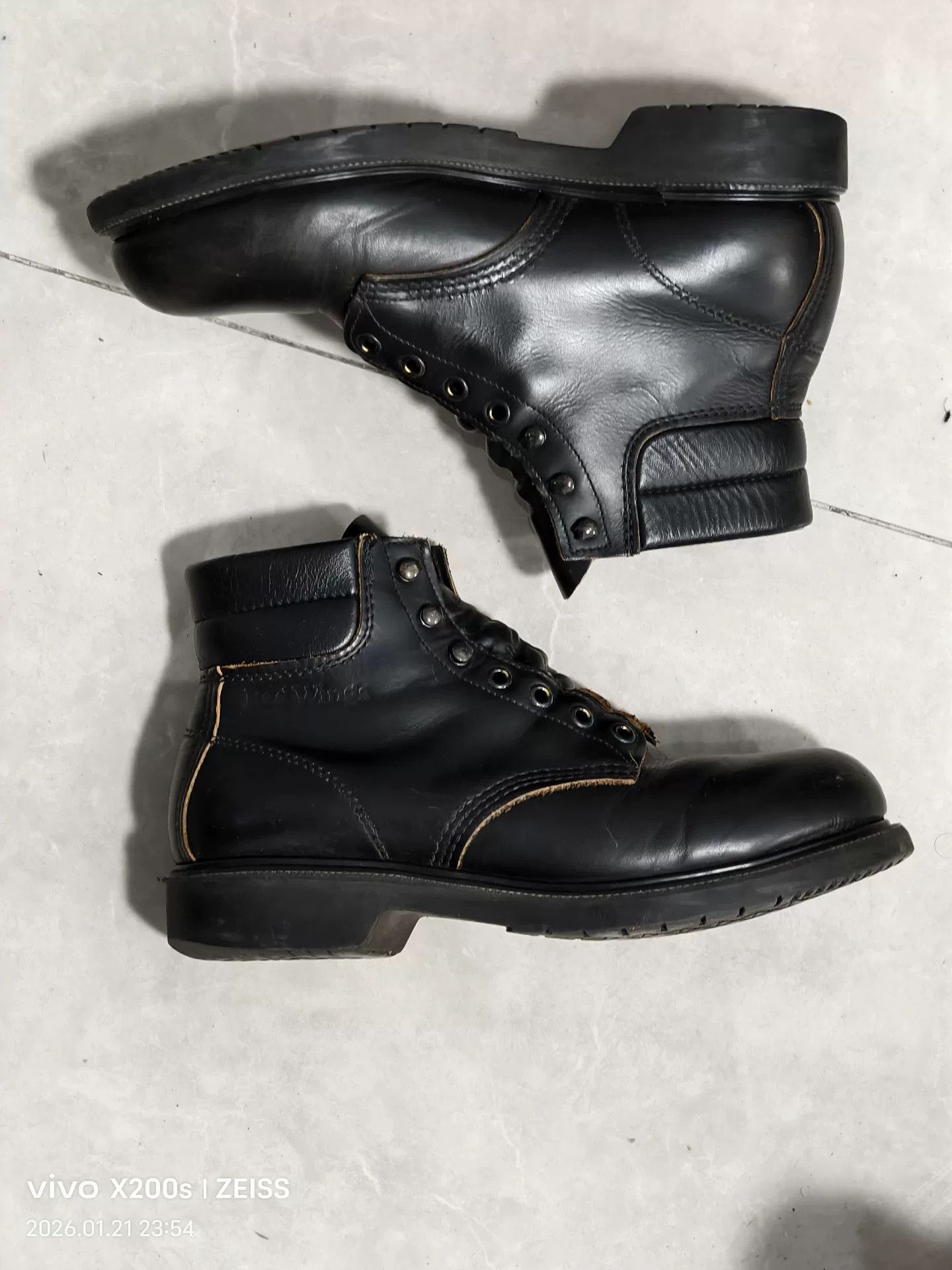 Red Wing Redwing 2243 Black Leather Boots Size US 8.5 / EU 41-42 - 2 Thumbnail
