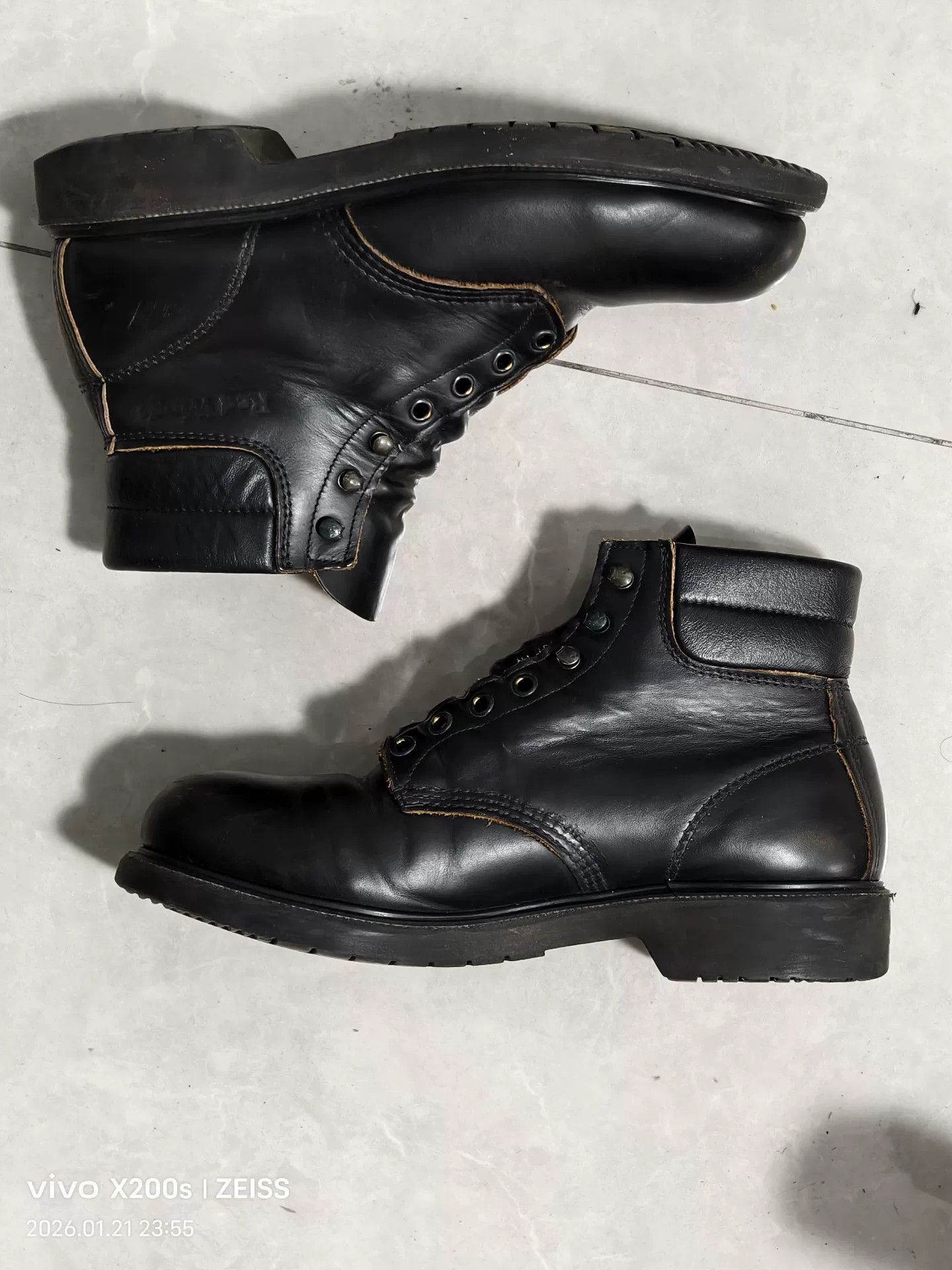 Red Wing Redwing 2243 Black Leather Boots Size US 8.5 / EU 41-42 - 3 Thumbnail