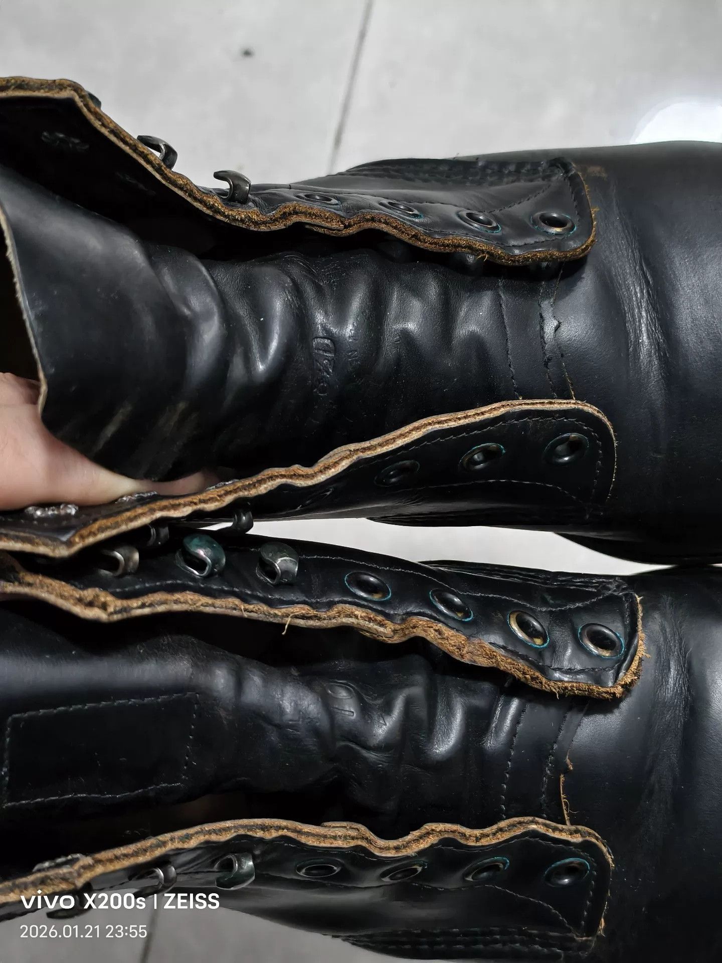 Red Wing Redwing 2243 Black Leather Boots Size US 8.5 / EU 41-42 - 5 Thumbnail