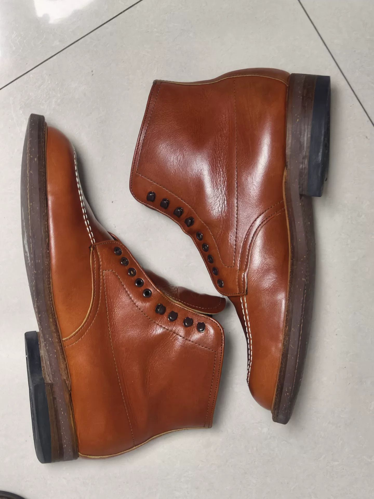 Alden Alden 403 Early Pumpkin Color Size US 8 / EU 41 - 3 Thumbnail