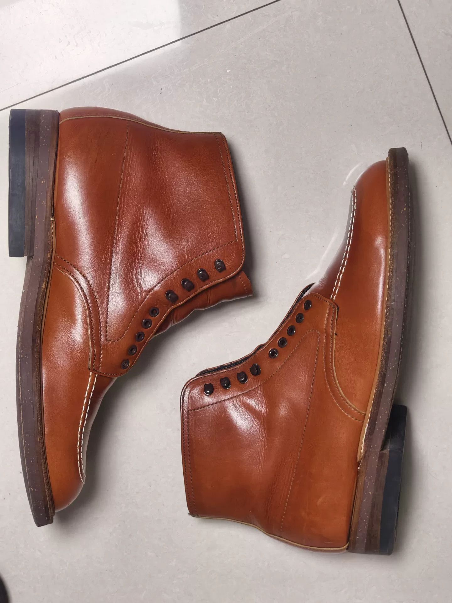 Alden Alden 403 Early Pumpkin Color Size US 8 / EU 41 - 4 Thumbnail