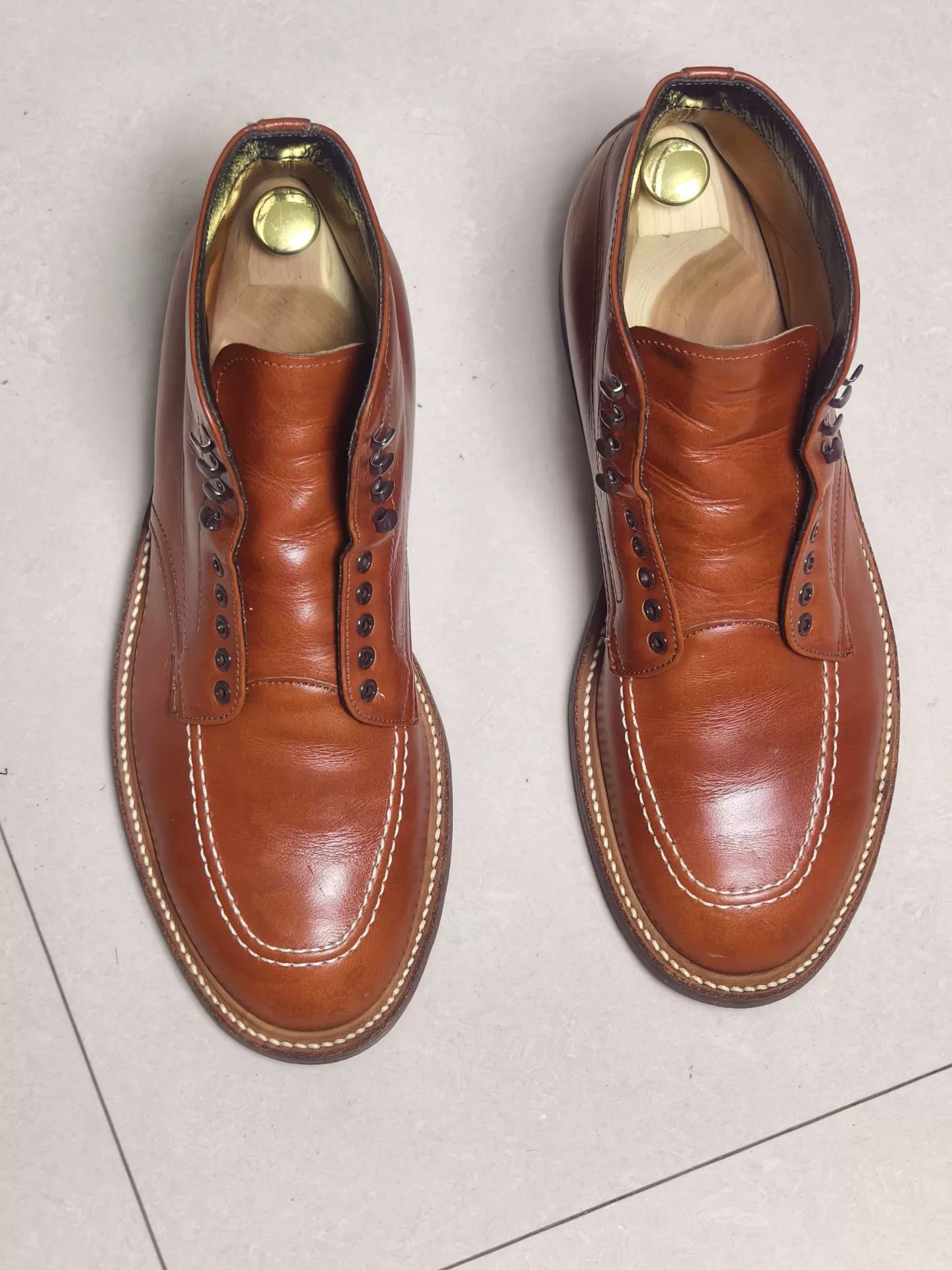 Alden Alden 403 Early Pumpkin Color Size US 8 / EU 41 - 2 Thumbnail