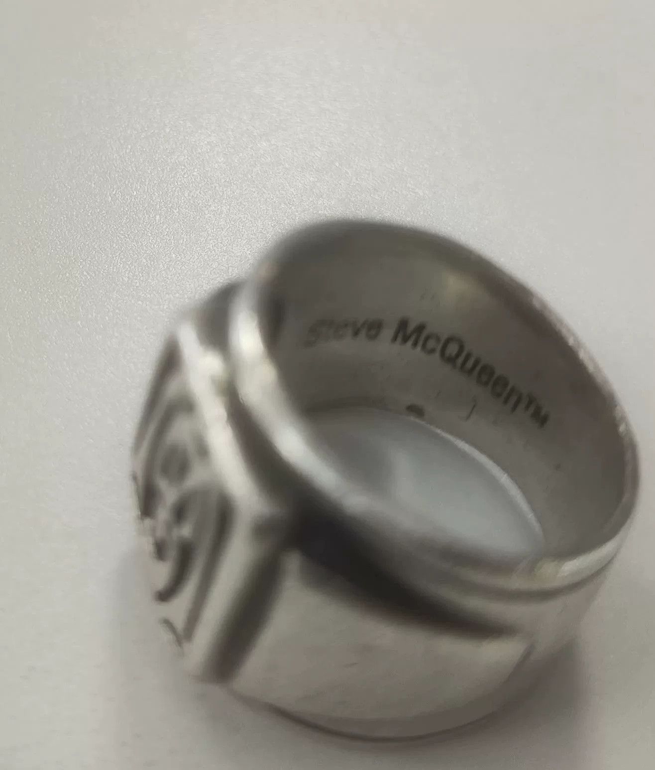 TOYS McCOY Steve McQueen Toys McCoy Oxidized Silver Ring Size ONE SIZE - 3 Thumbnail