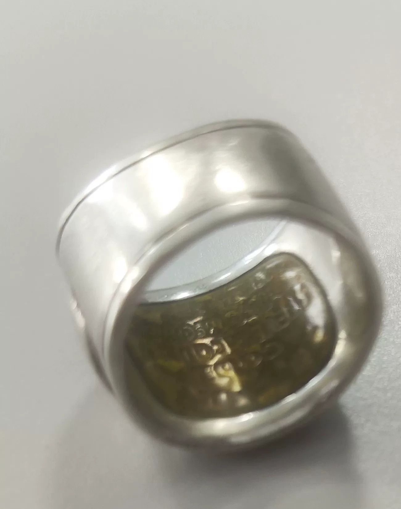 TOYS McCOY Steve McQueen Toys McCoy Oxidized Silver Ring Size ONE SIZE - 2 Thumbnail