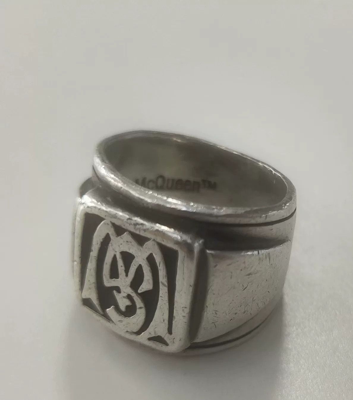 TOYS McCOY Steve McQueen Toys McCoy Oxidized Silver Ring Size ONE SIZE - 4 Thumbnail