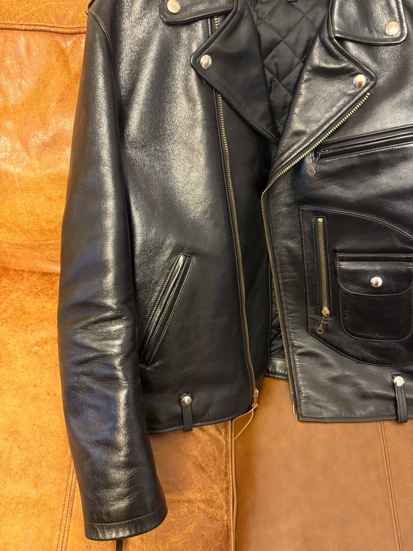 DOUBLE HELIX Doublehelix Leather Jacket J24 Size US S / EU 44-46 / 1 - 4 Thumbnail