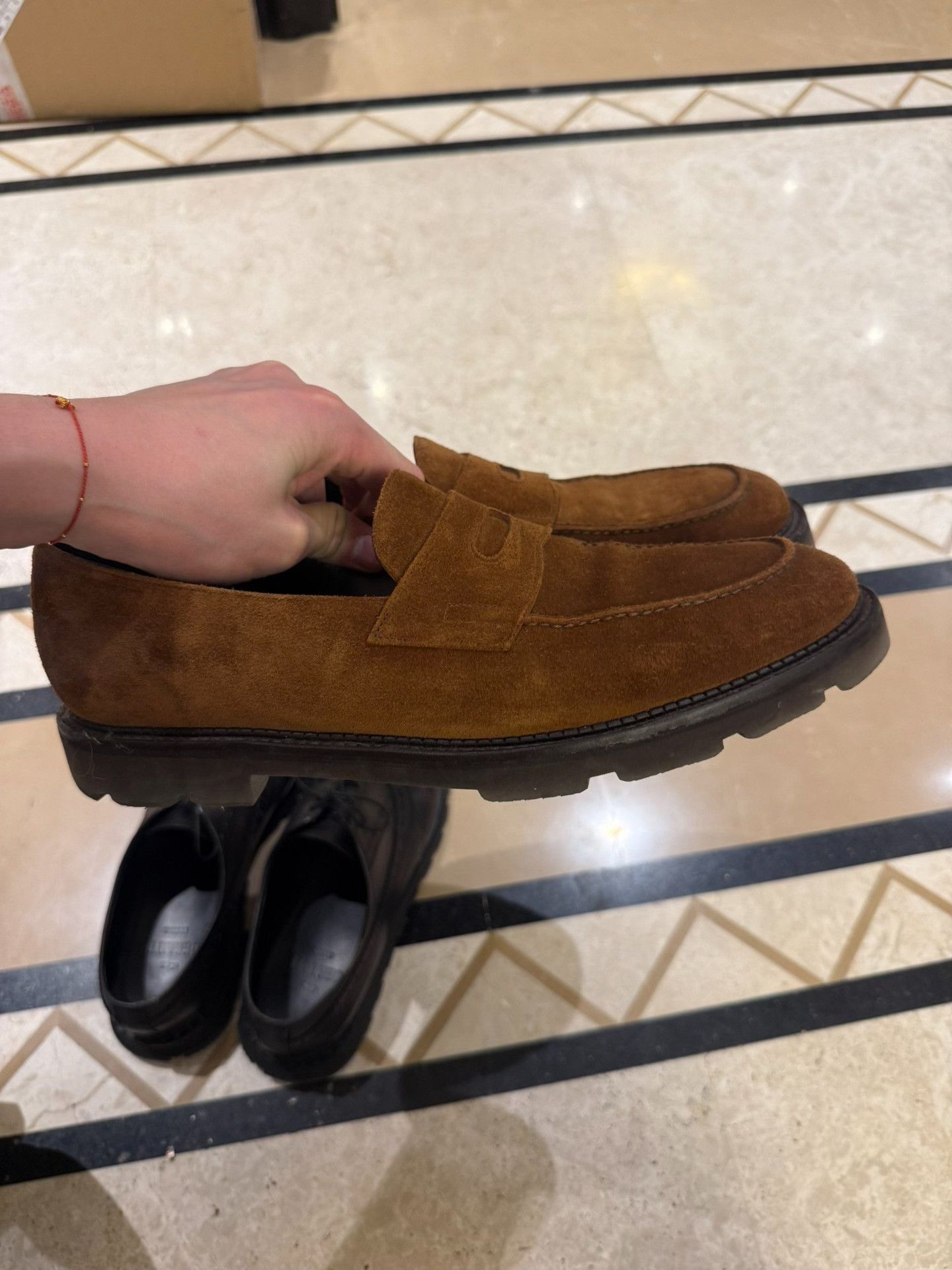 John Lobb John Lobb Brown Suede Loafers Size US 10.5 / EU 43-44 - 2 Thumbnail