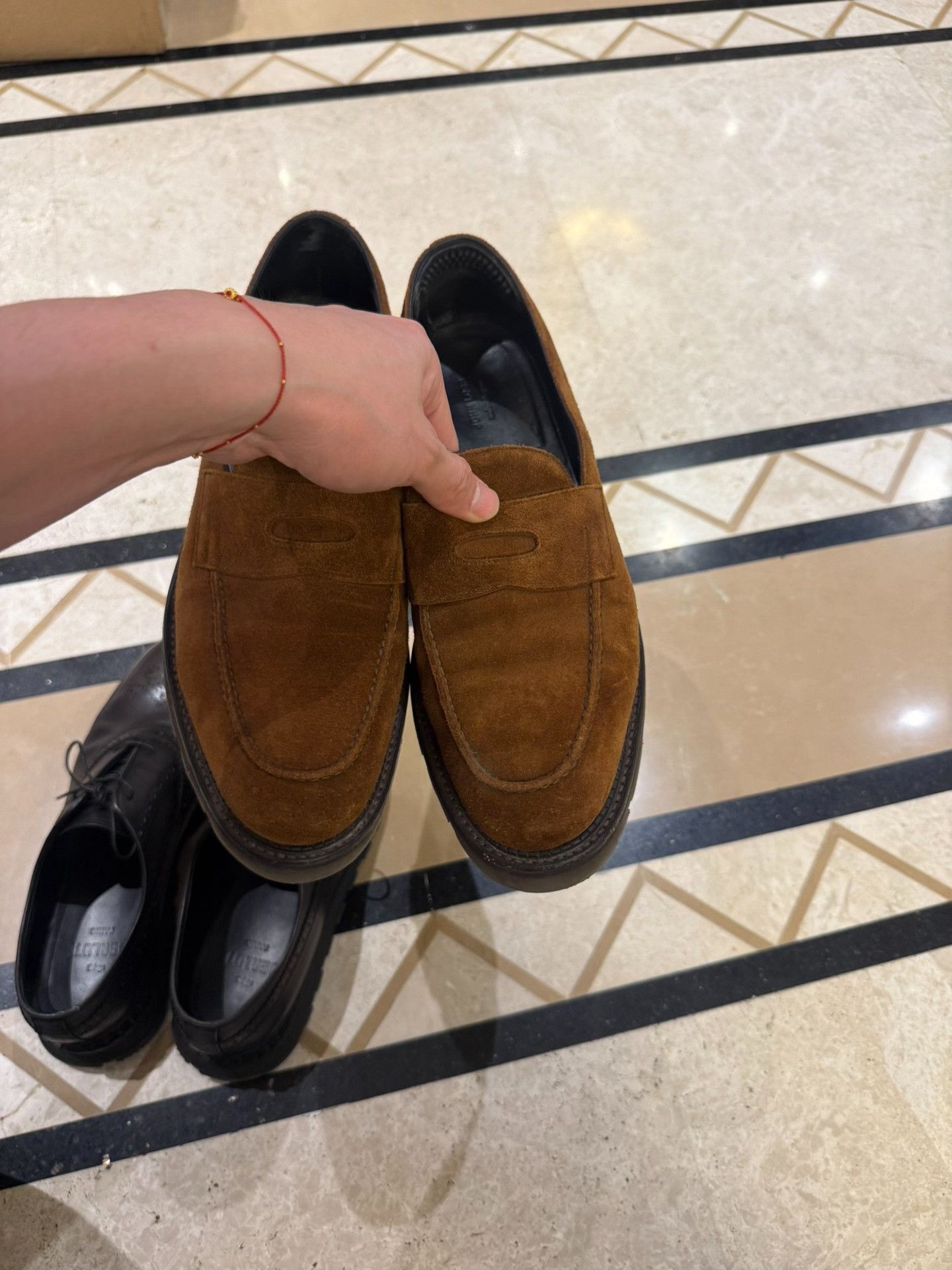 John Lobb John Lobb Brown Suede Loafers Size US 10.5 / EU 43-44 - 7 Thumbnail