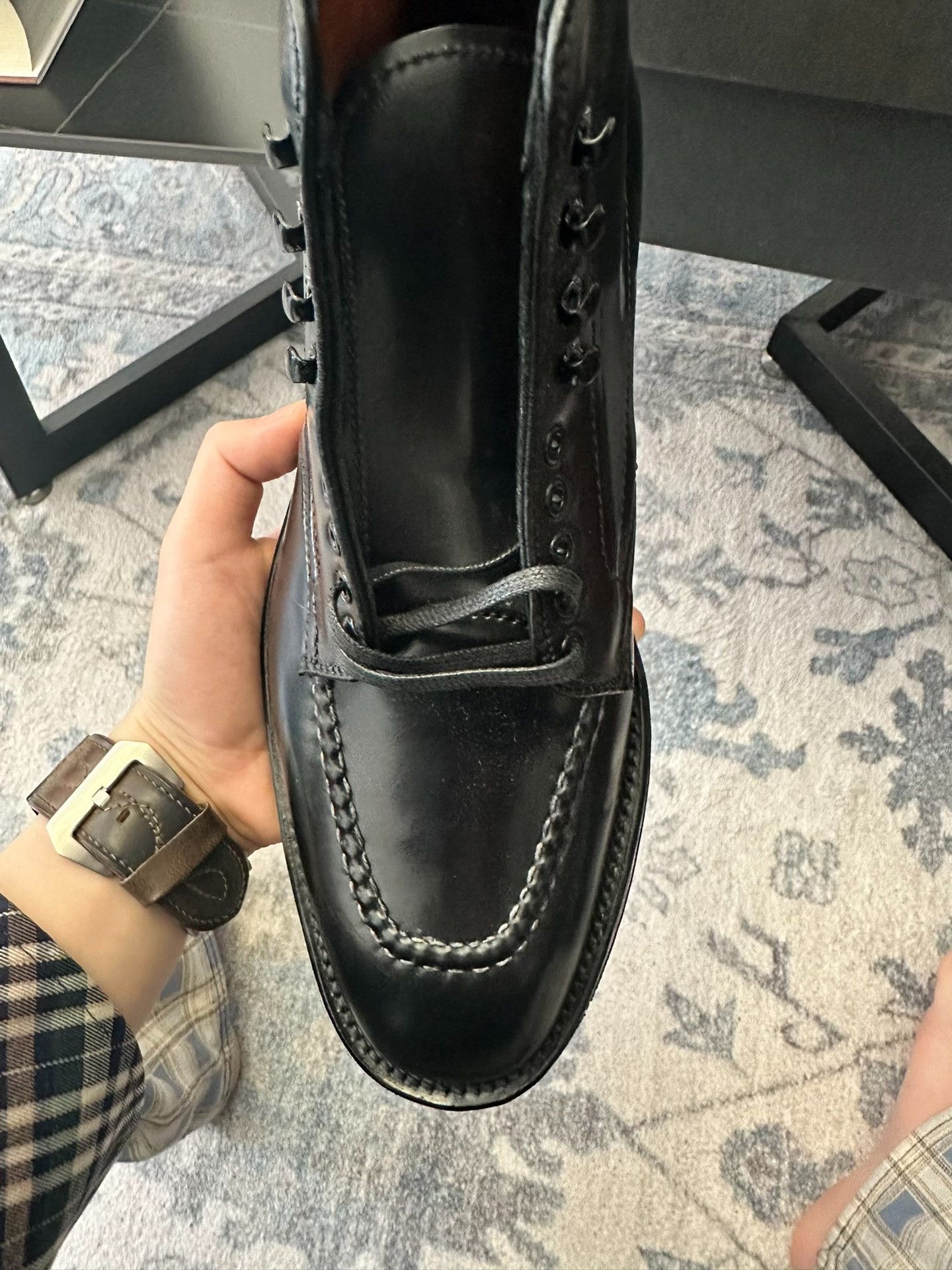 Alden Alden Black Shell Cordovan Indy Boots Size US 8 / EU 41 - 3 Thumbnail