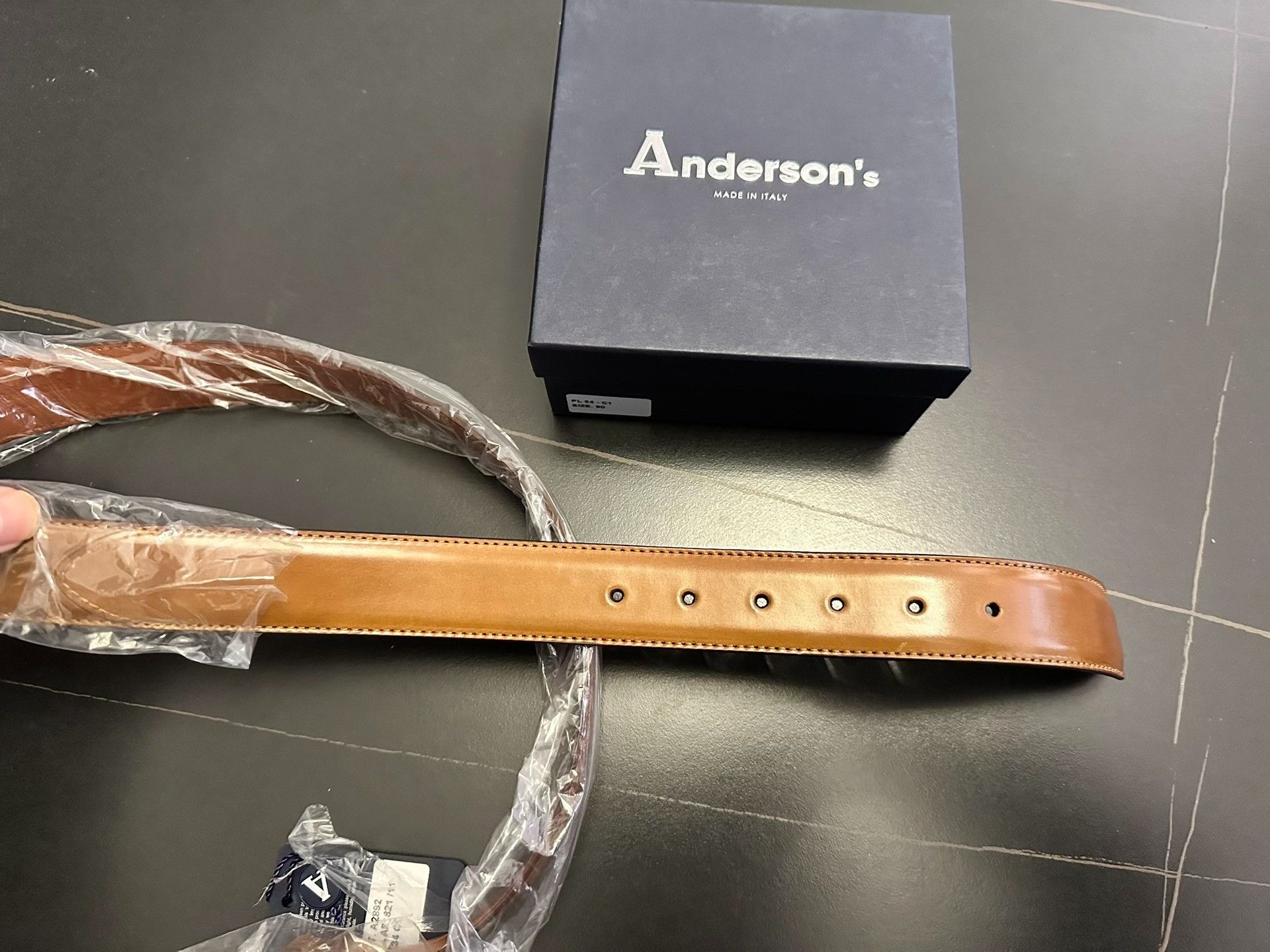 Andersons Anderson's Horween Shell Cordovan Gentleman Belt Size ONE SIZE - 2 Thumbnail