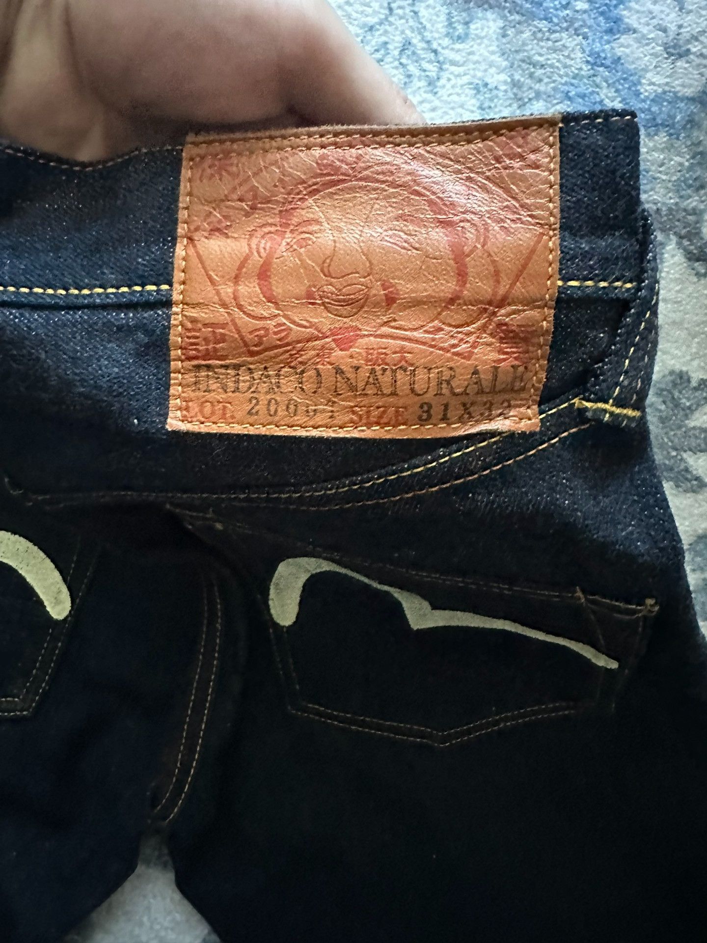 Evisu EVISU Natural Dye 2000T White Ears Size US 31 - 4 Thumbnail