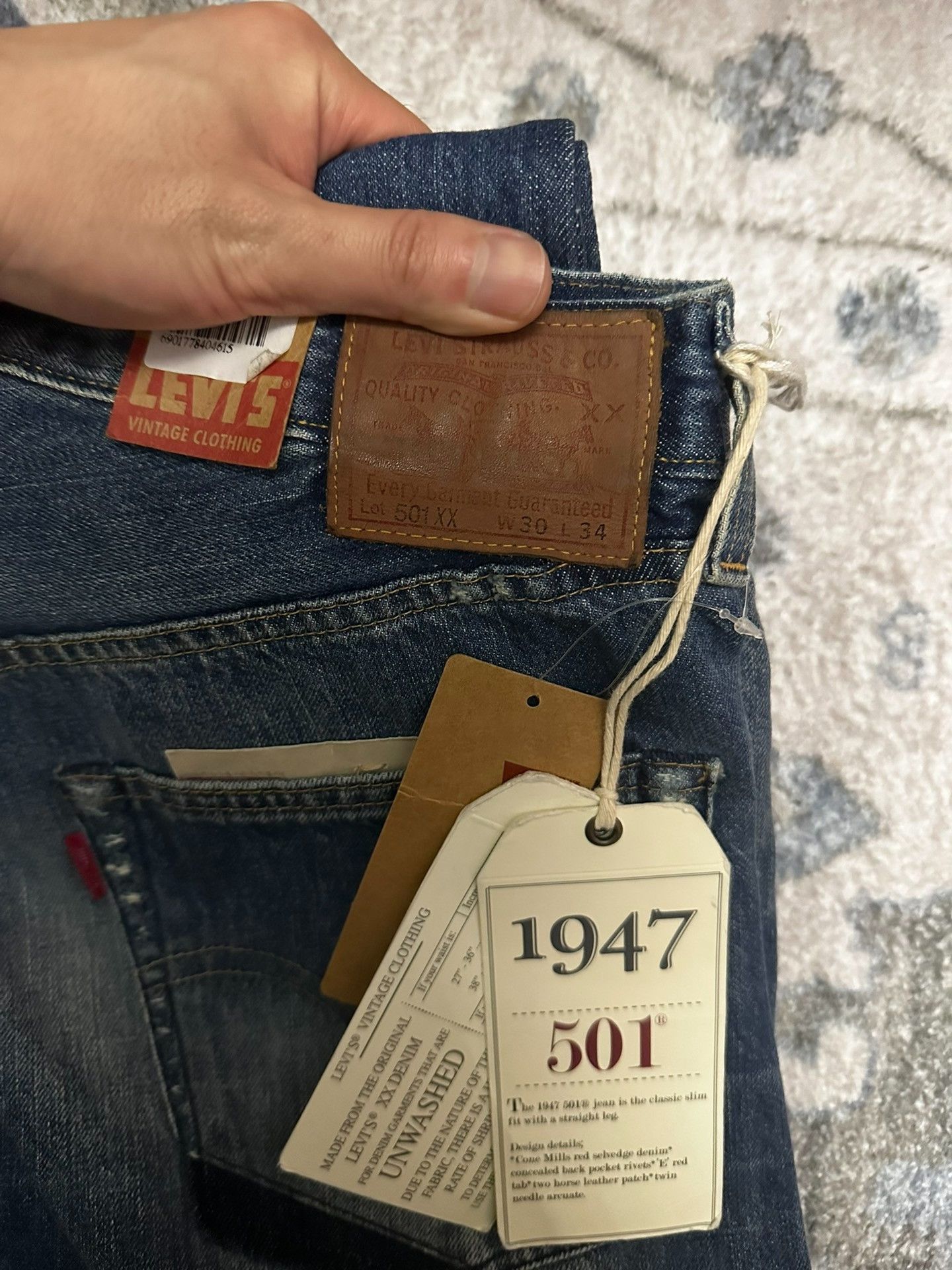 LVC LVC 1947 501 Jeans Size US 30 / EU 46 - 5 Thumbnail