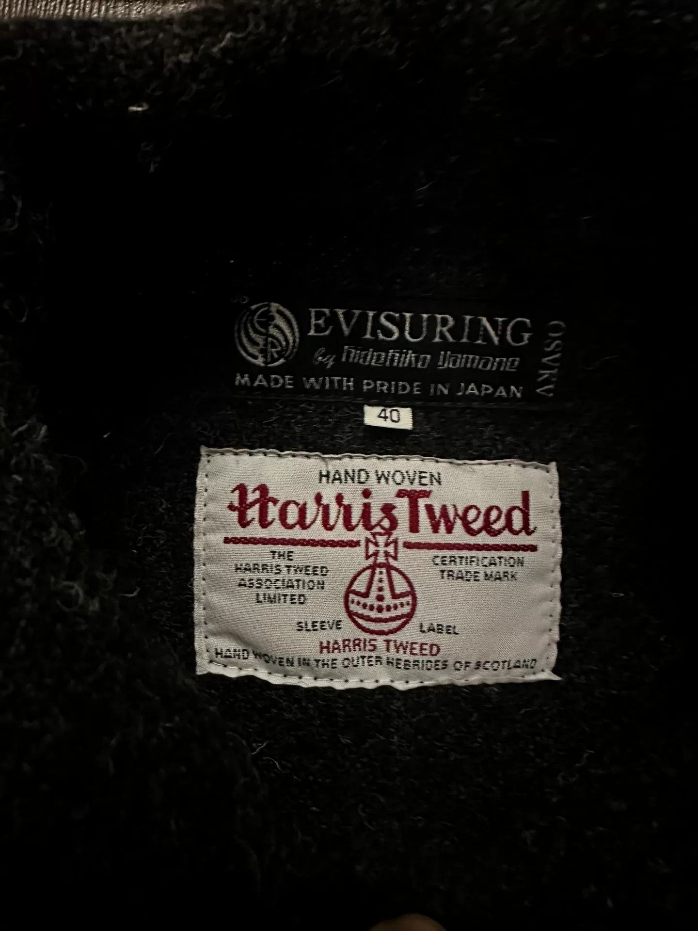 Evisu EVISU YAMANE Harris Tweed Jacket Size US XXS / EU 40 - 3 Thumbnail