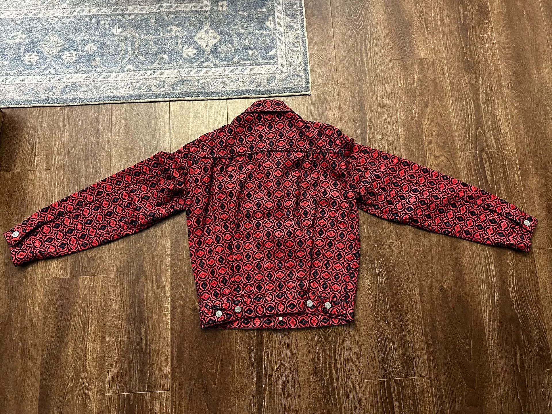 Evisu EVISU Red Full Logo Print Jacket Size US S / EU 44-46 / 1 - 5 Thumbnail