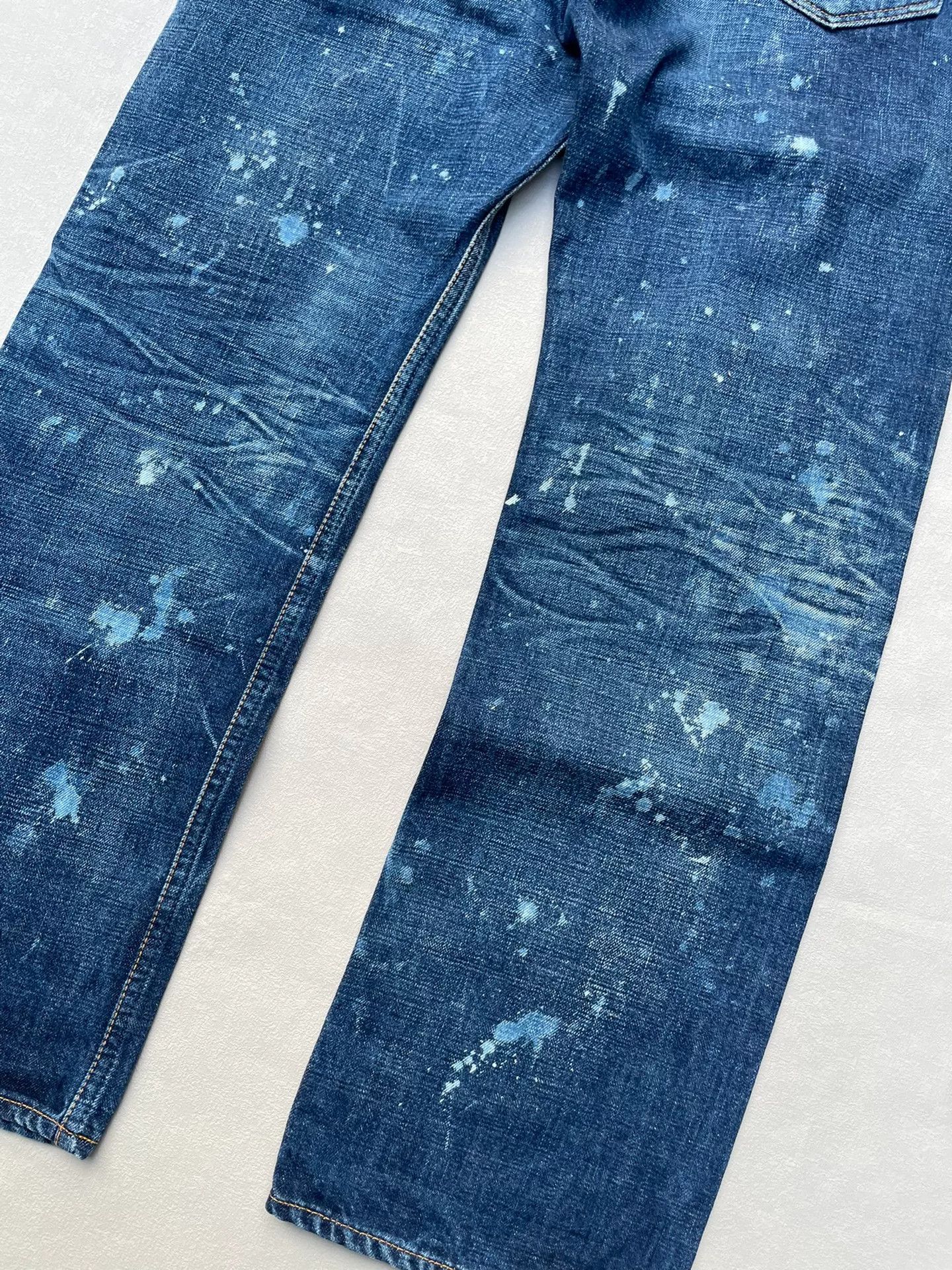 FDMTL FDMTL Splatter Wash Distressed Jeans W30 L30 Size US 30 / EU 46 - 2 Thumbnail
