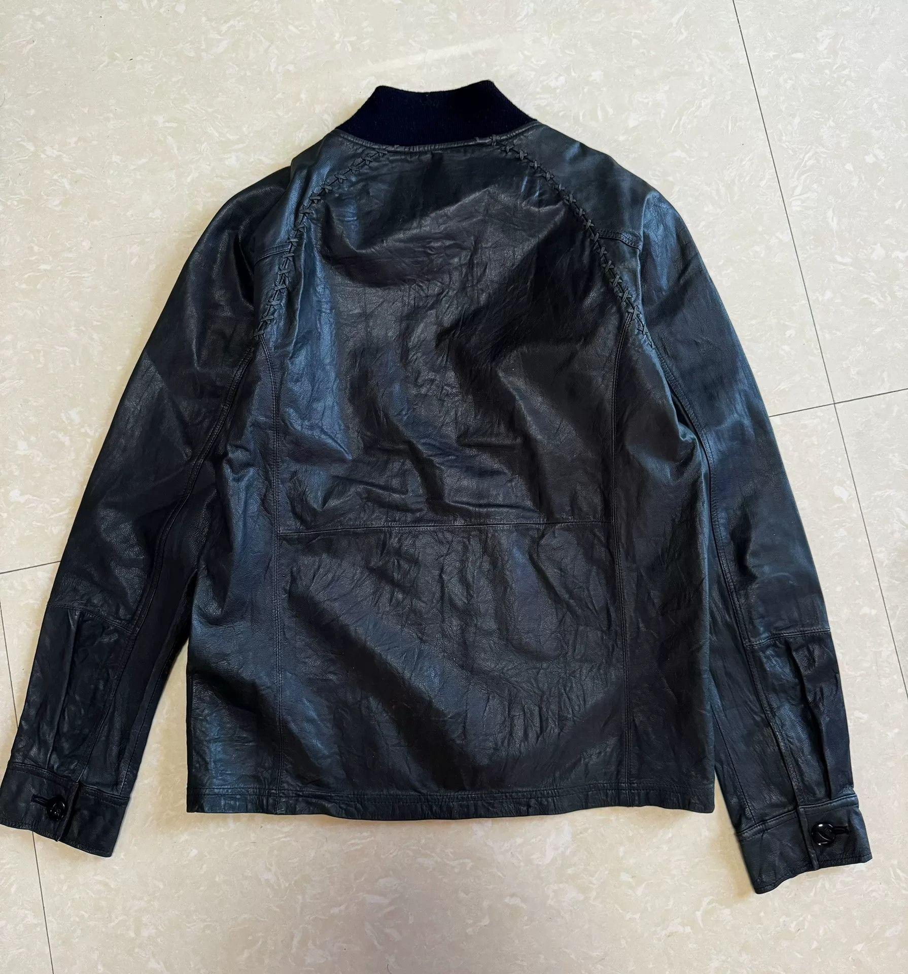 Neighborhood NBHD Neighborhood Leather Jacket Size US L / EU 52-54 / 3 - 6 Thumbnail