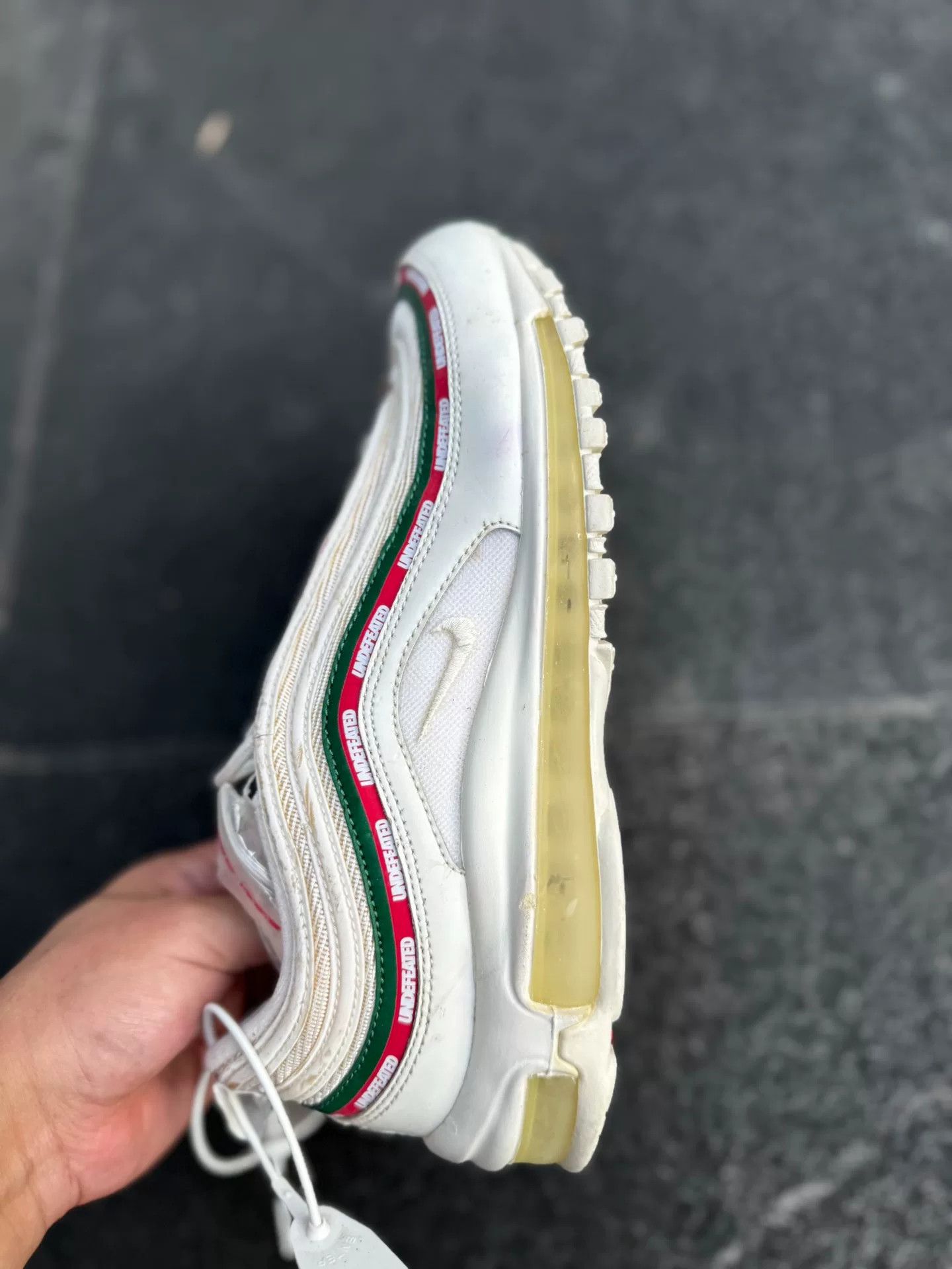 Nike UNDEFEATED Nike Air Max 97 White Sneakers Size US 9 / EU 42 - 3 Thumbnail
