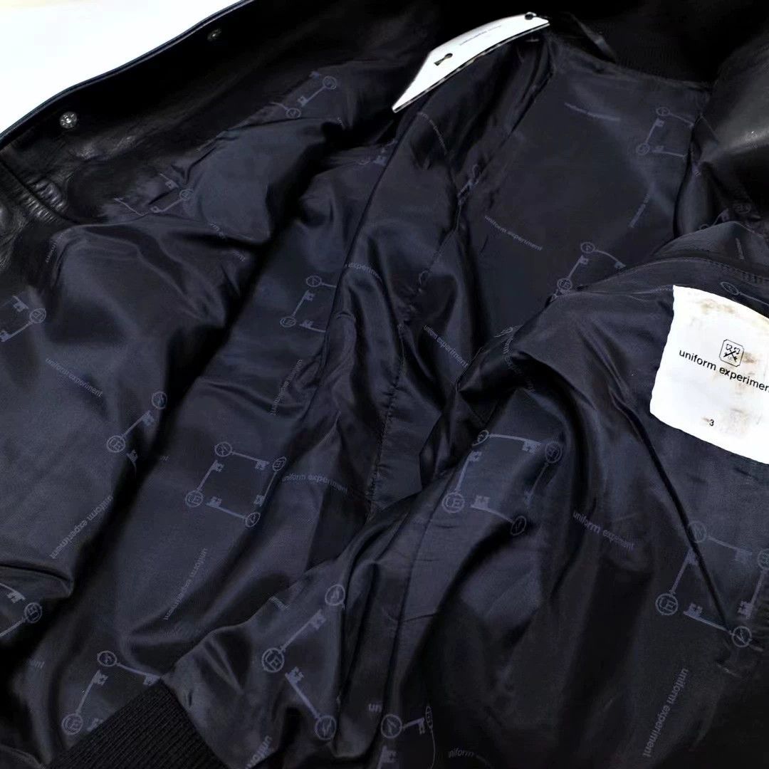 uniform experiment Uniform Experiment UE Leather Baseball Jacket Size US L / EU 52-54 / 3 - 7 Thumbnail