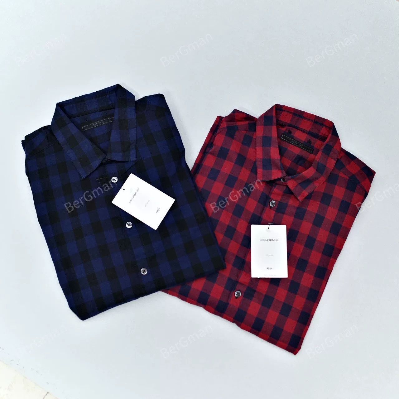 Sophnet. SOPHNET. Indigo Plaid B.D Shirt Size US L / EU 52-54 / 3 - 5 Thumbnail