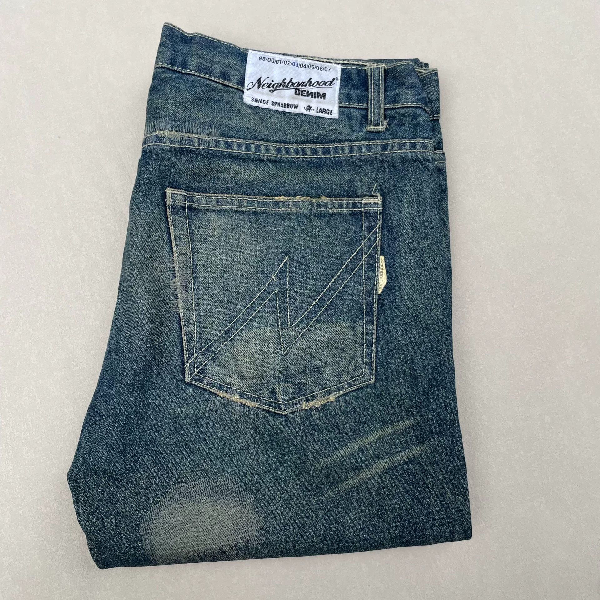 Neighborhood Neighborhood 02 Savage Washed Narrow Jeans Size US 26 / EU 42 - 8 Thumbnail