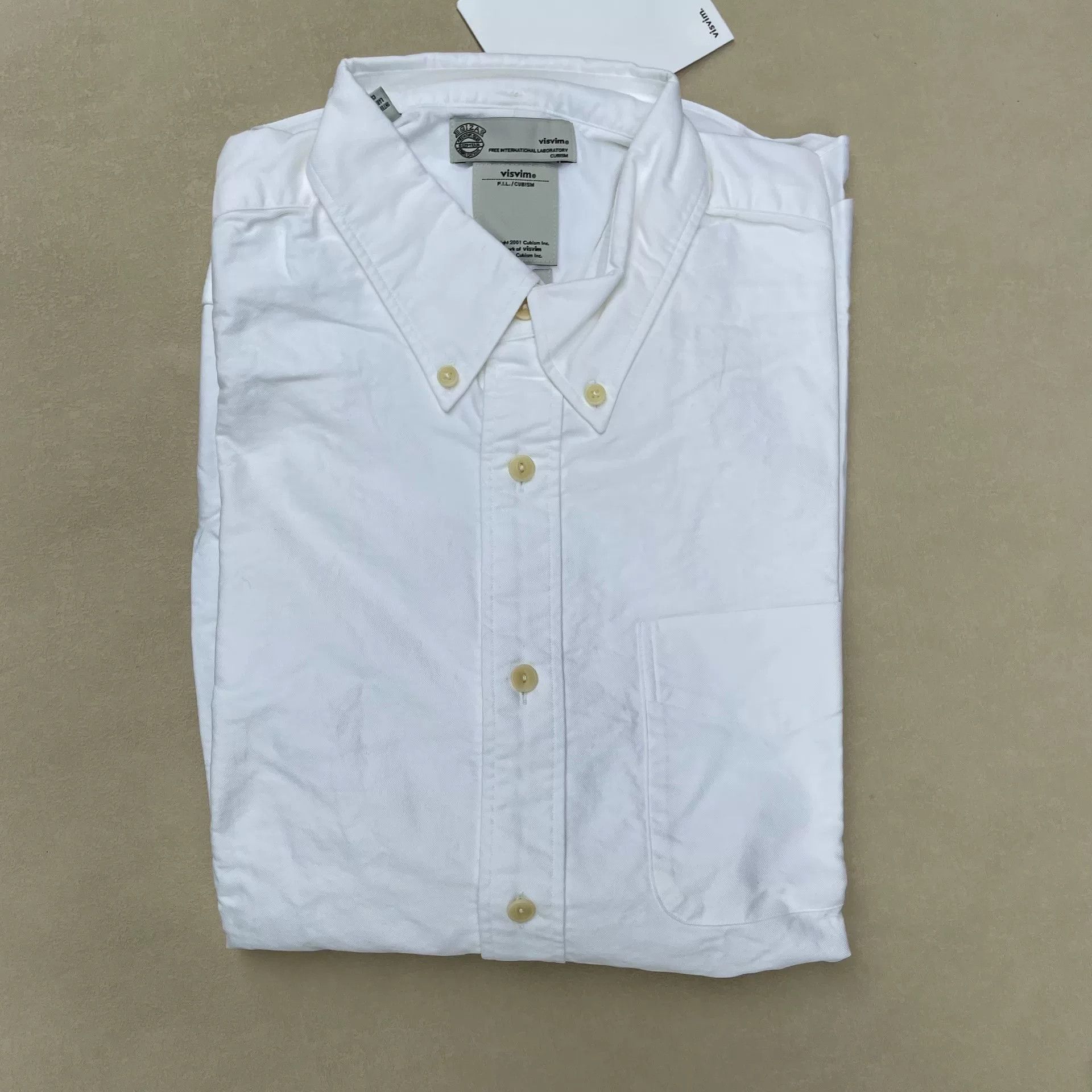 Visvim Visvim Colorblock Patch Striped Shirt Brown Size US M / EU 48-50 / 2 - 3 Thumbnail