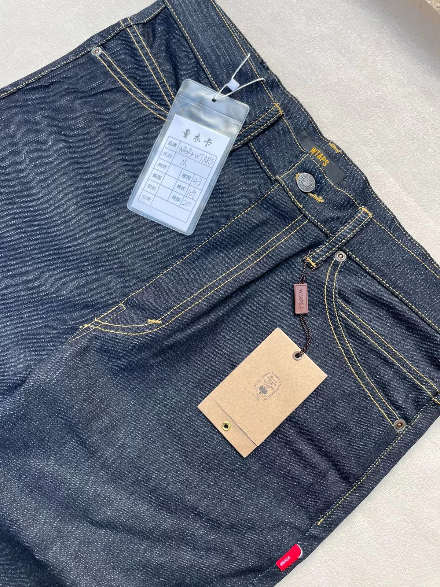 Wtaps WTAPS BLUES.SKINNY.RAW 16SS Denim Trousers Size US 30 / EU 46 - 3 Thumbnail