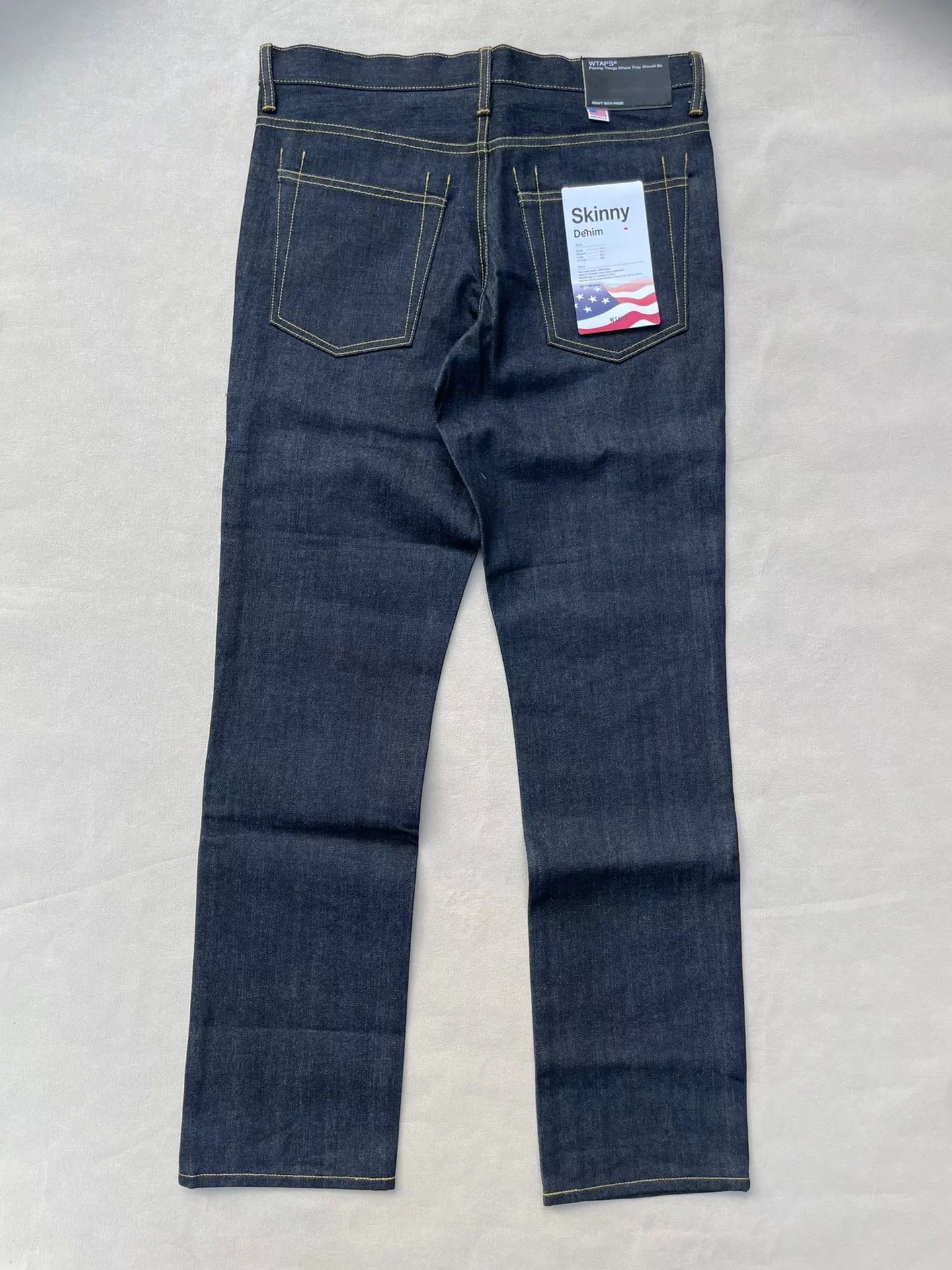 Wtaps WTAPS BLUES.SKINNY.RAW 16SS Denim Trousers Size US 30 / EU 46 - 2 Thumbnail