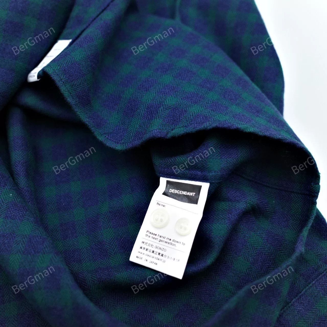 Descendant Descendant 16SS Royal B.D. LS Check Size US L / EU 52-54 / 3 - 5 Thumbnail