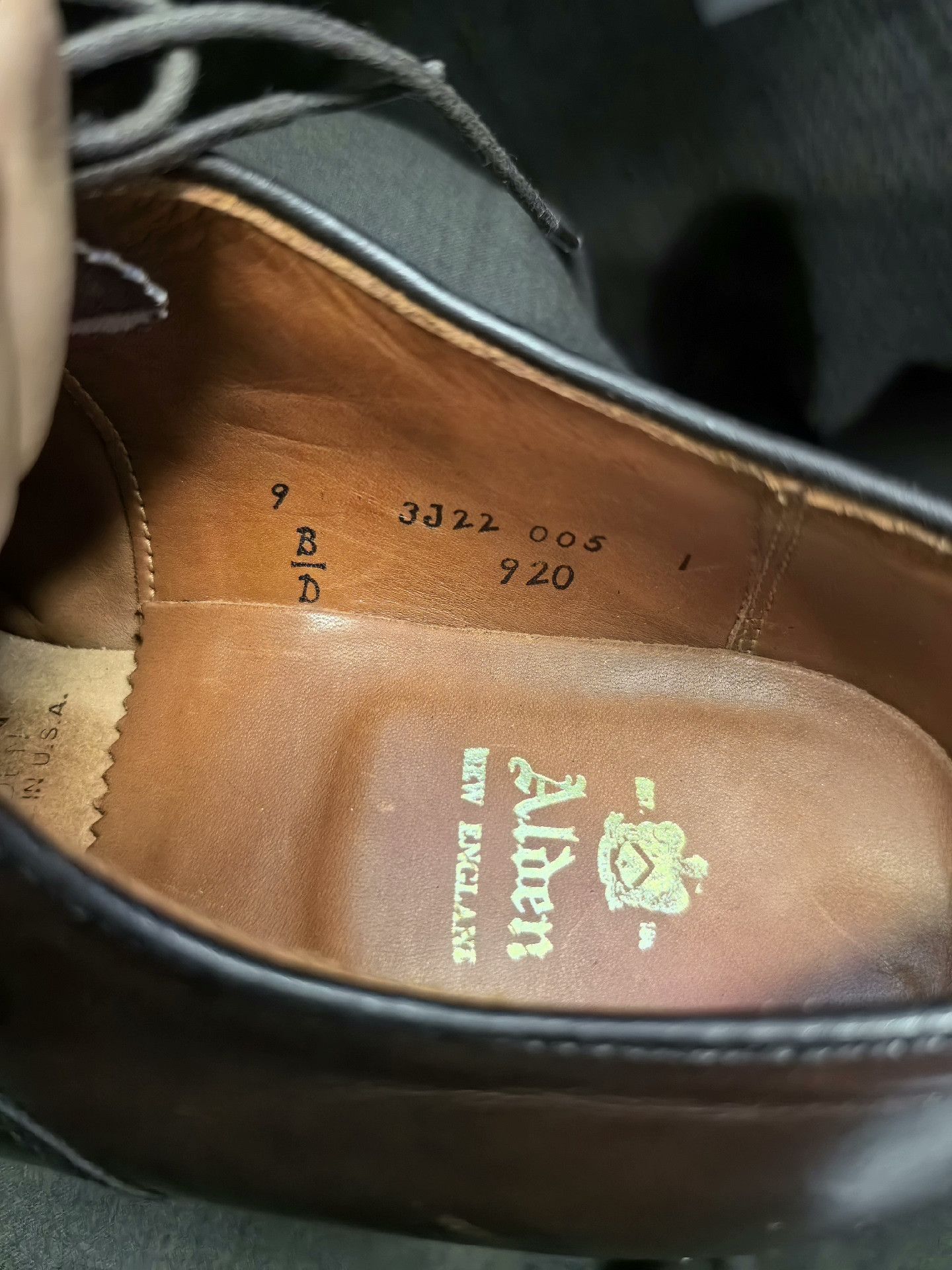 Alden Alden 920 Men's Leather Shoes Size US 9 / EU 42 - 3 Thumbnail