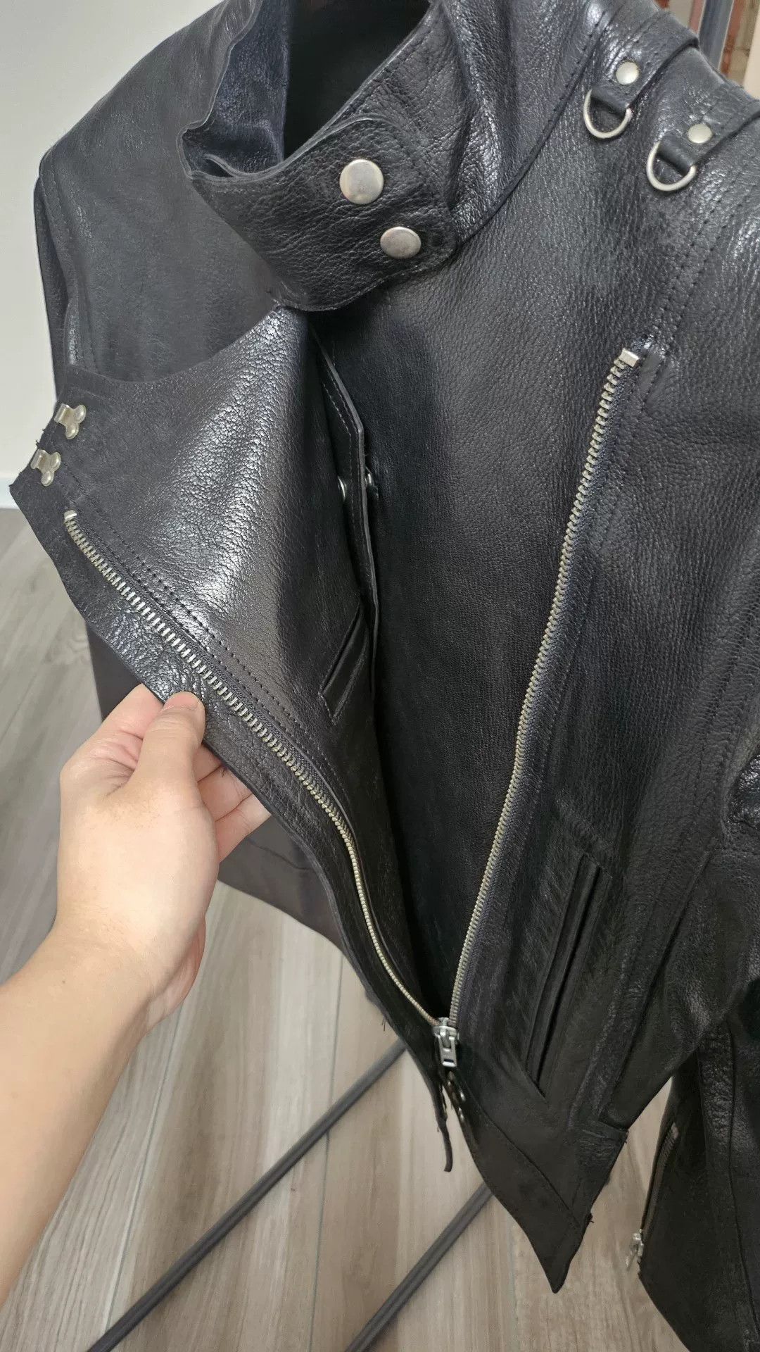 Tellason Tellason Horsehide Motorcycle Leather Jacket Size US L / EU 52-54 / 3 - 3 Thumbnail